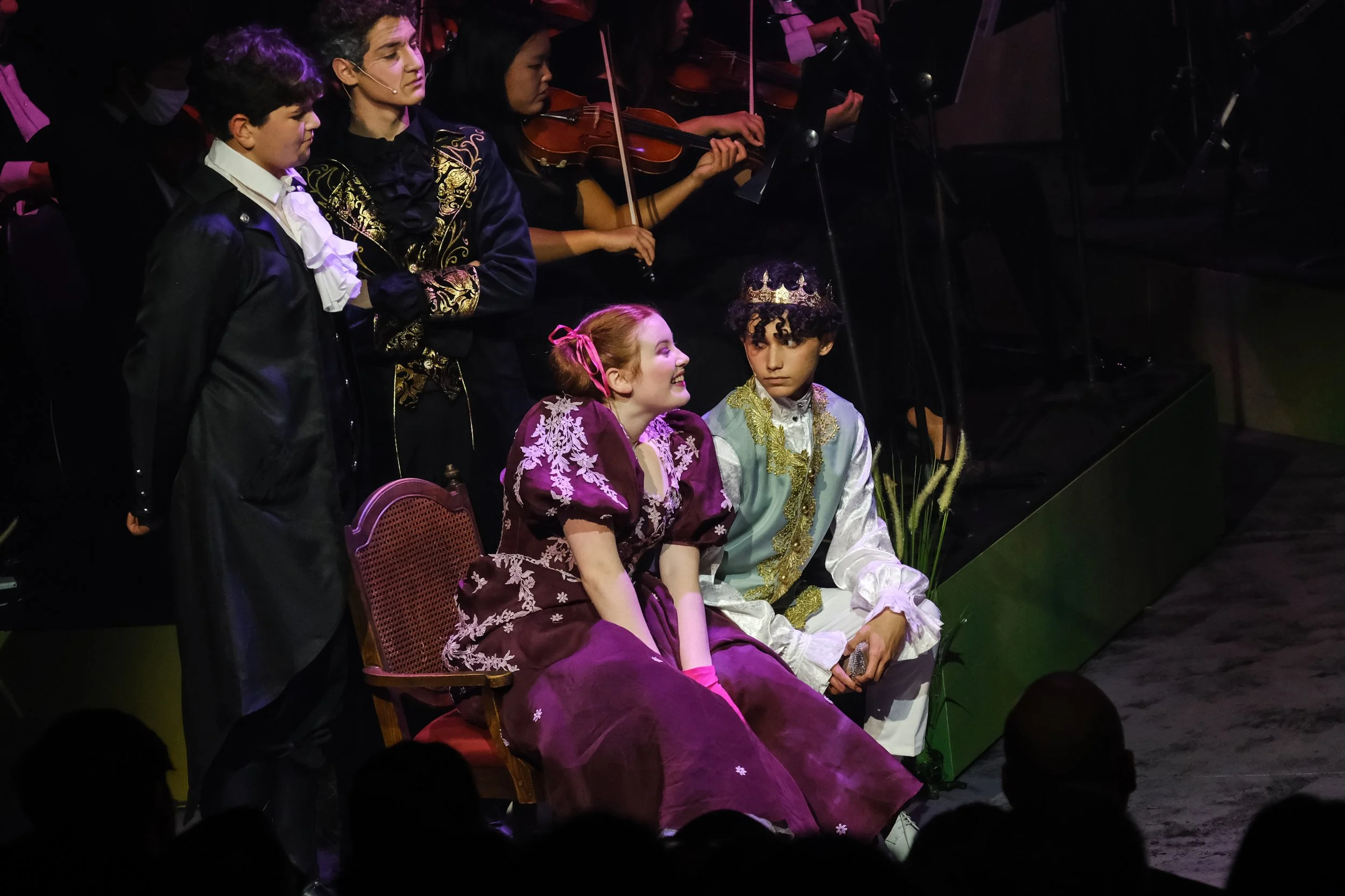 Cinderella in Concert production image photographed by Steve Wylie Photography