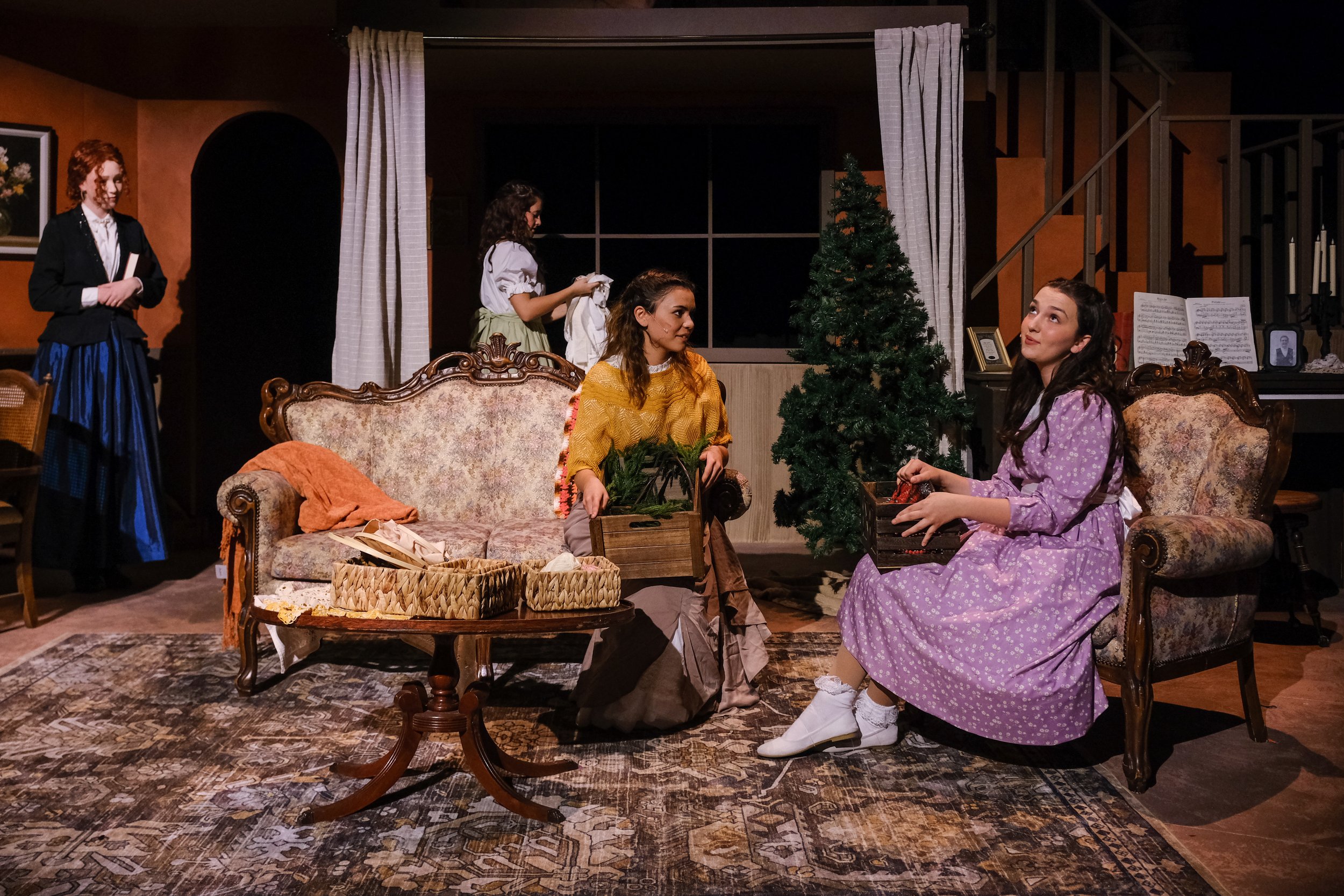 Little Women production image photographed by Steve Wylie Photography