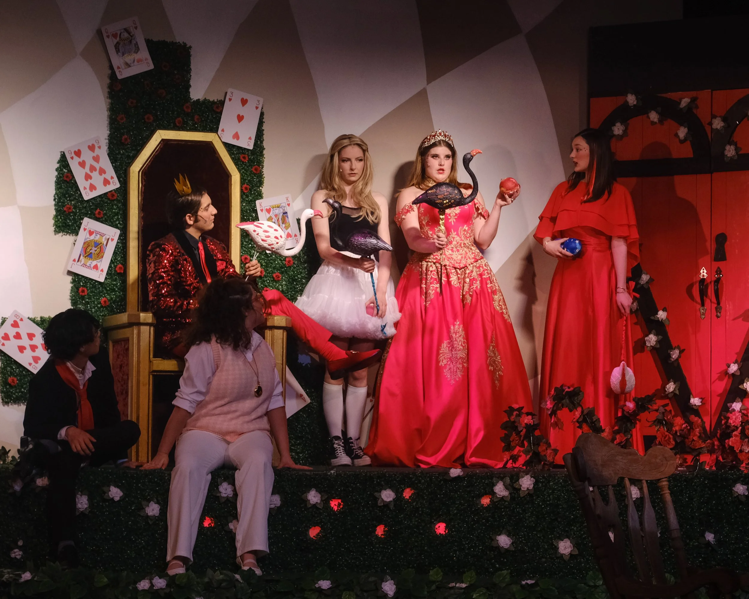 Alice in Wonderland production image photographed by Steve Wylie Photography