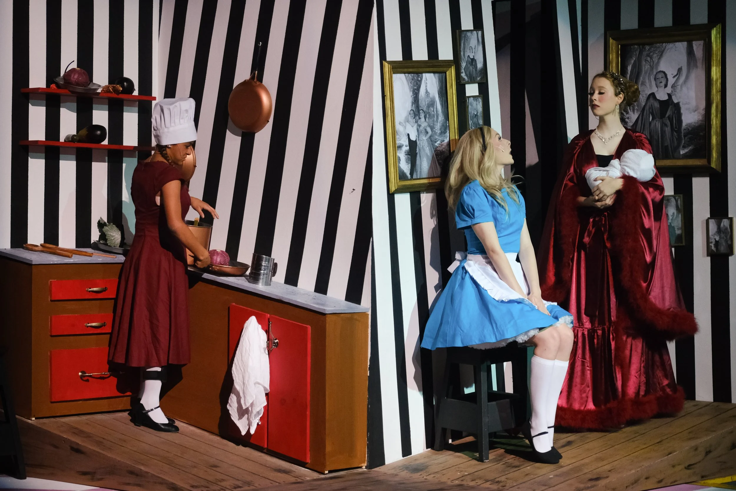 Alice in Wonderland production image photographed by Steve Wylie Photography