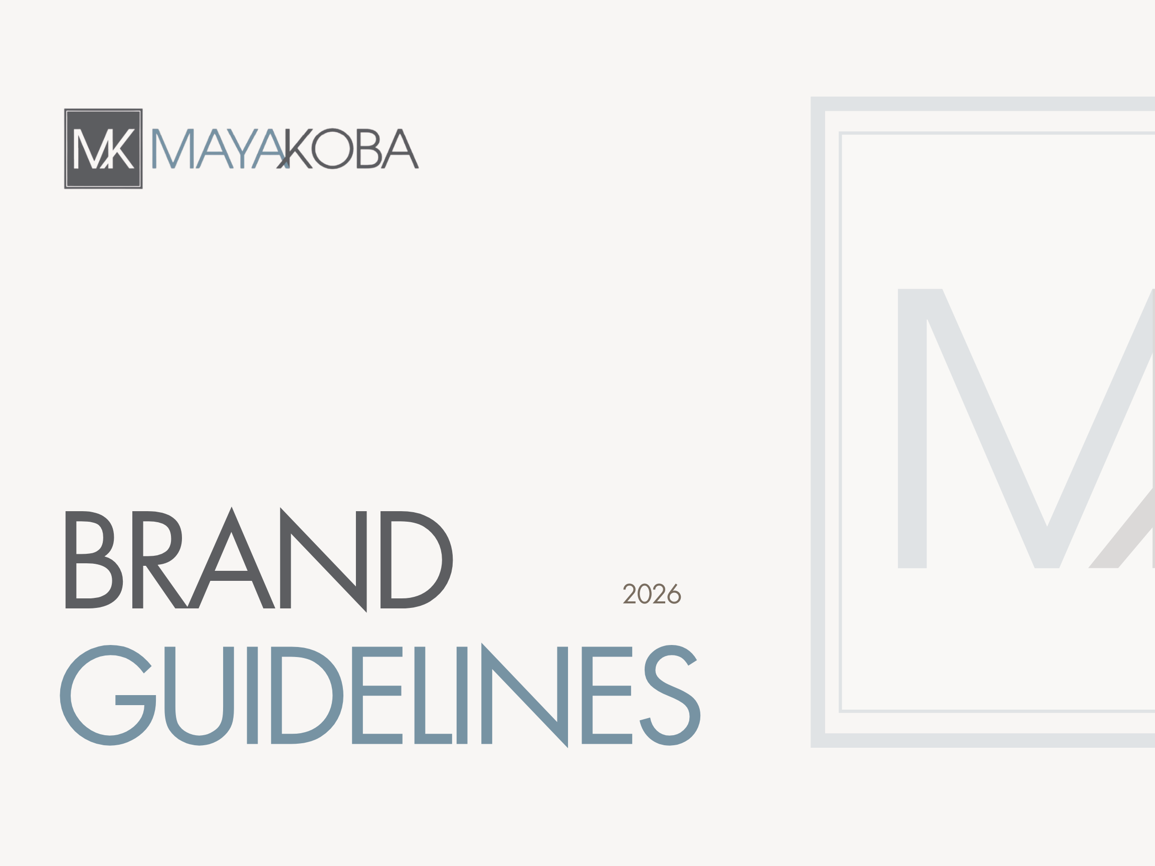 Mayakoba Brand Guidelines | 2026