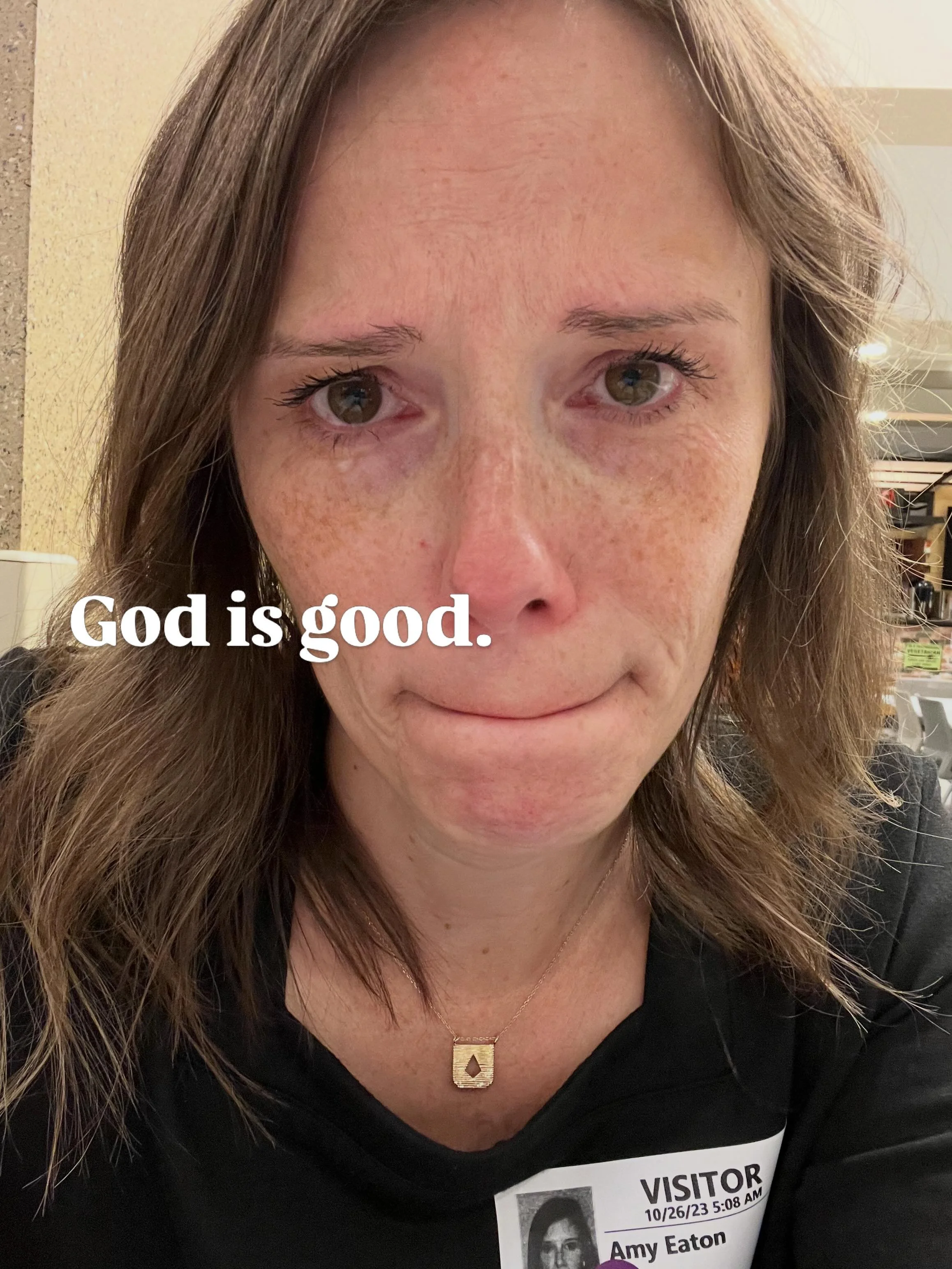 Yes, God is good when we&rsquo;re on the mountain and all seems answered in hope-filled ways. And God is good in all of these, too. 
In the grief. 
In the loss. 
In the construction and deconstruction. 
In the forgetting. In the remembering. 
In the 