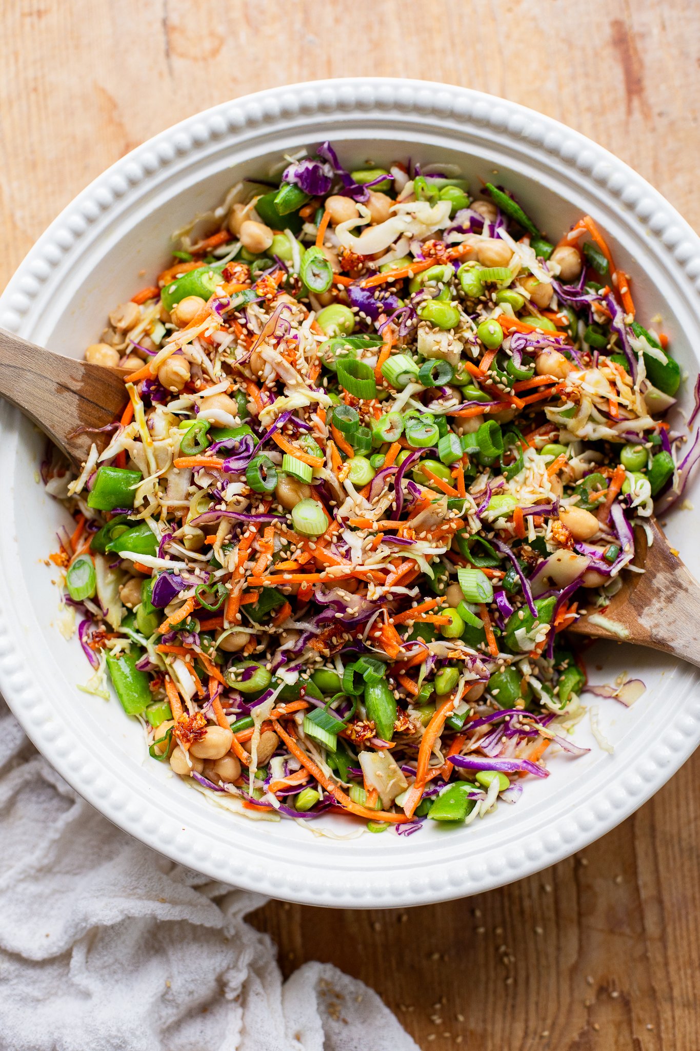 Miso Sesame Dense Bean Salad | GF, DF, VEG