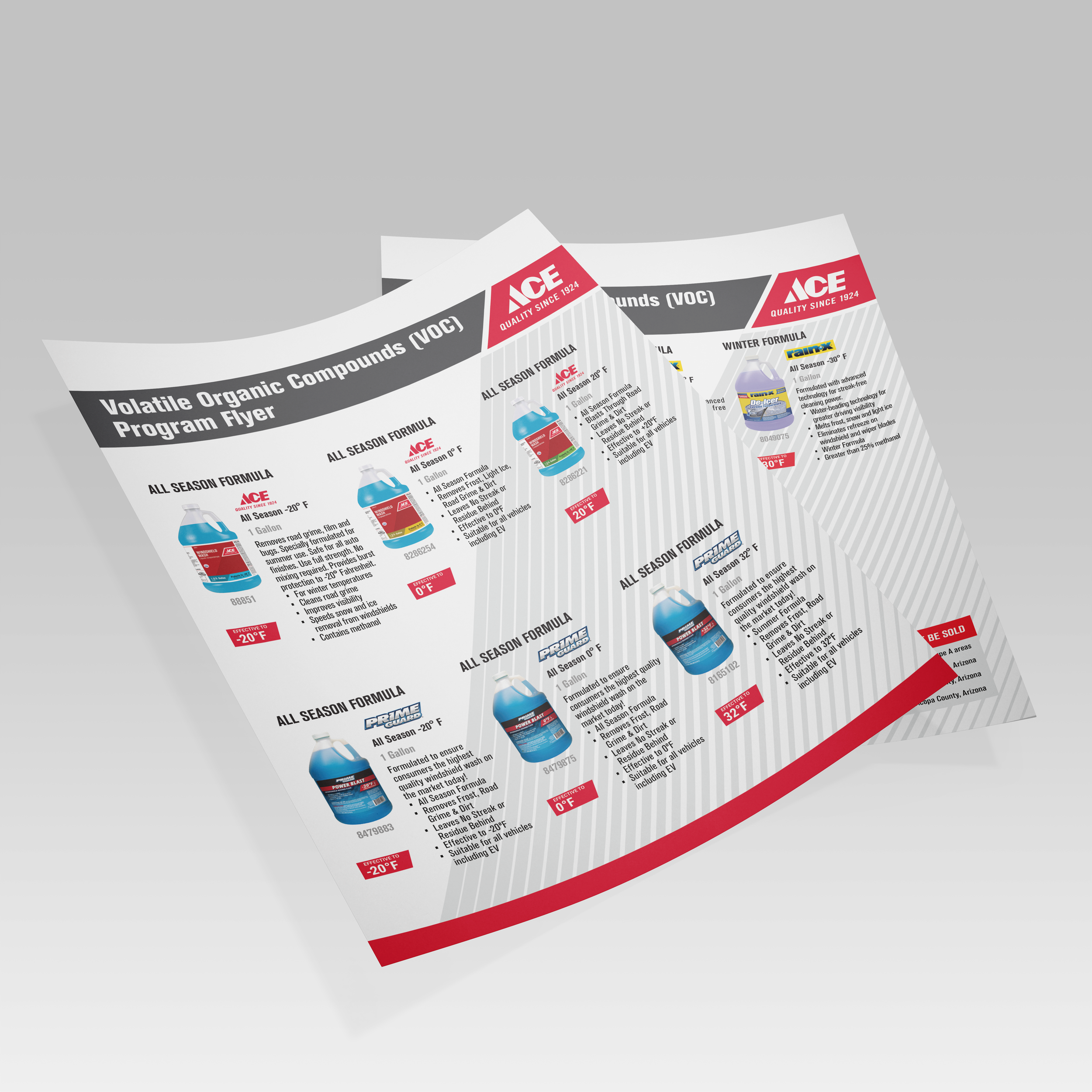 Ace Hardware Sell Sheet Flyer