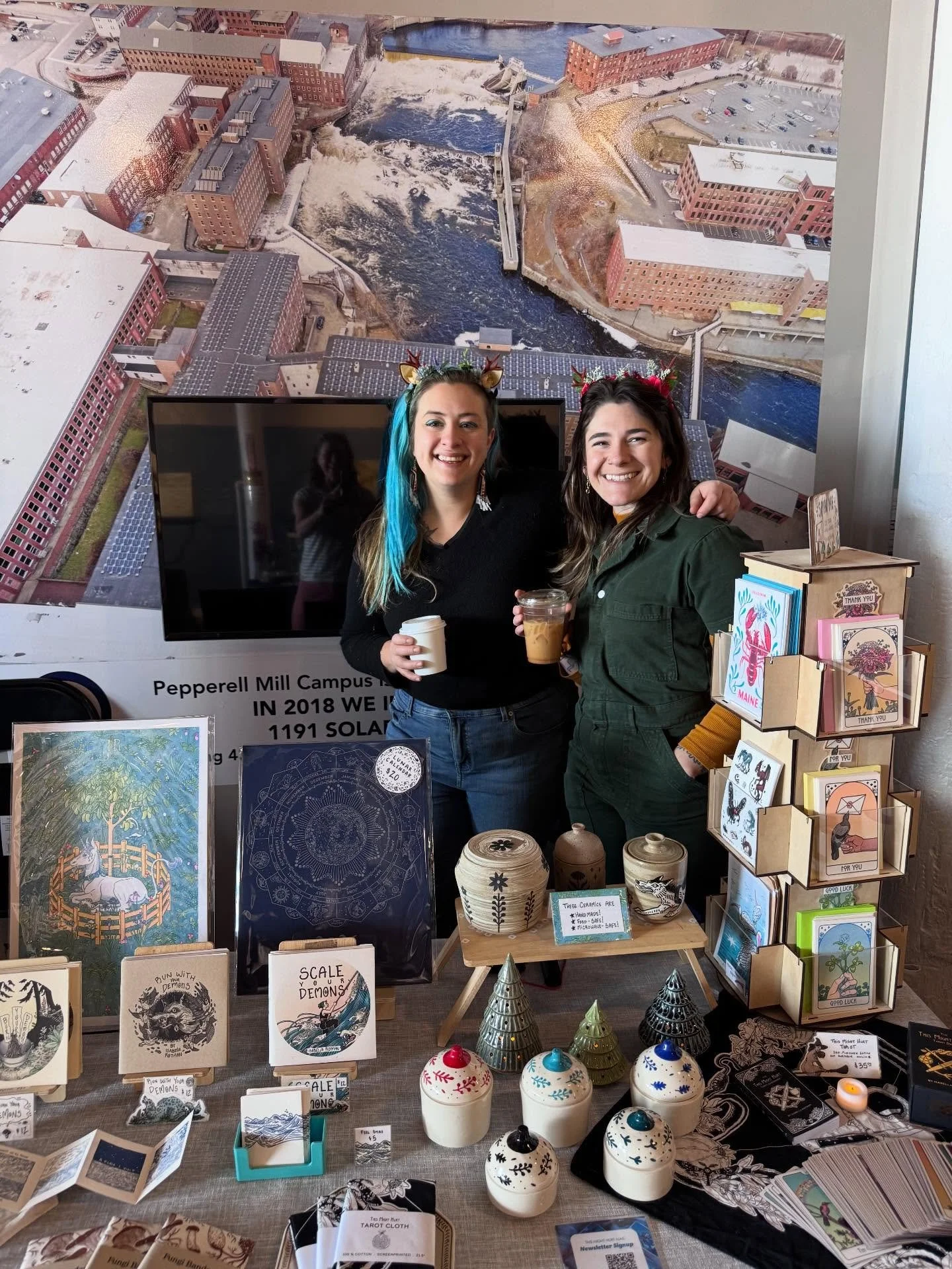 We had a great day at our Holiday Craft Market. Thanks to all the shoppers who came out and supported our makers today. We are so pleased our community turns out.