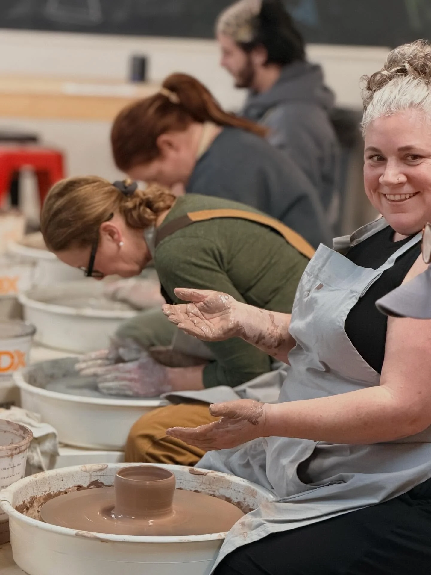 Phew! New session underway, a Friday and Saturday spin session, loading kilns and unloading kilns made for a busy week.Time for a day of rest. Back at it on Monday!