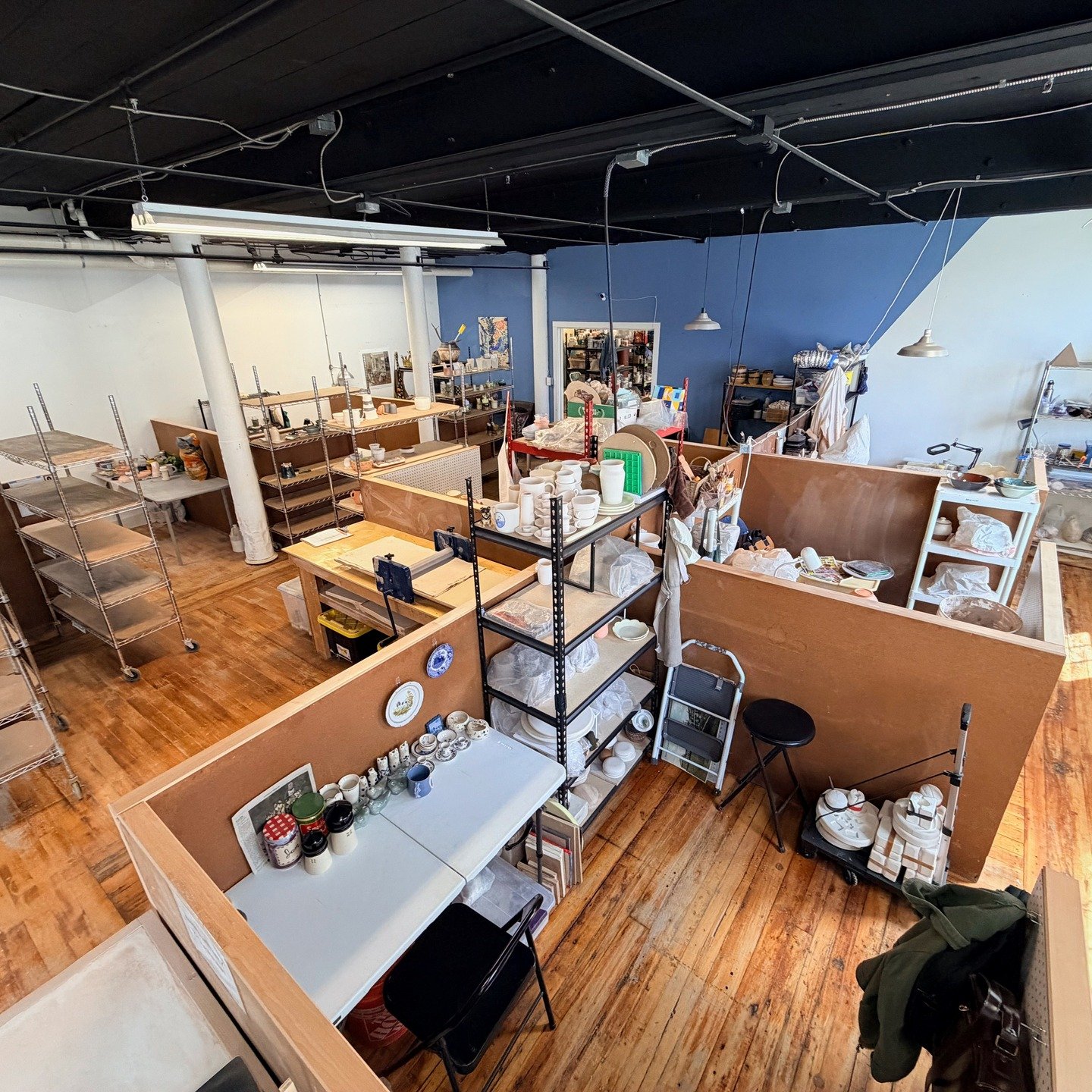 Join the largest ceramics community in York County! Mill Pond Ceramics Studio in 

Biddeford has a semi-private studio space available for lease on June 1, 2026. The studio is approximately 9 feet x 7 feet with two full walls and two half-wall perime