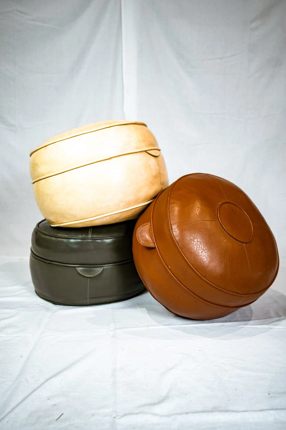 Leather Ottoman