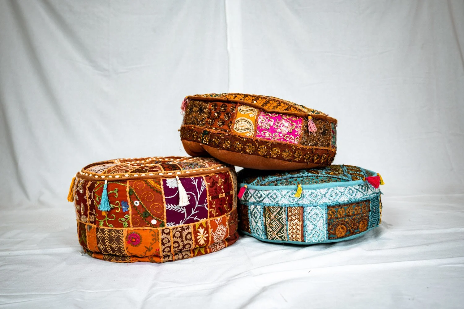 Boho Colour-pop Ottoman