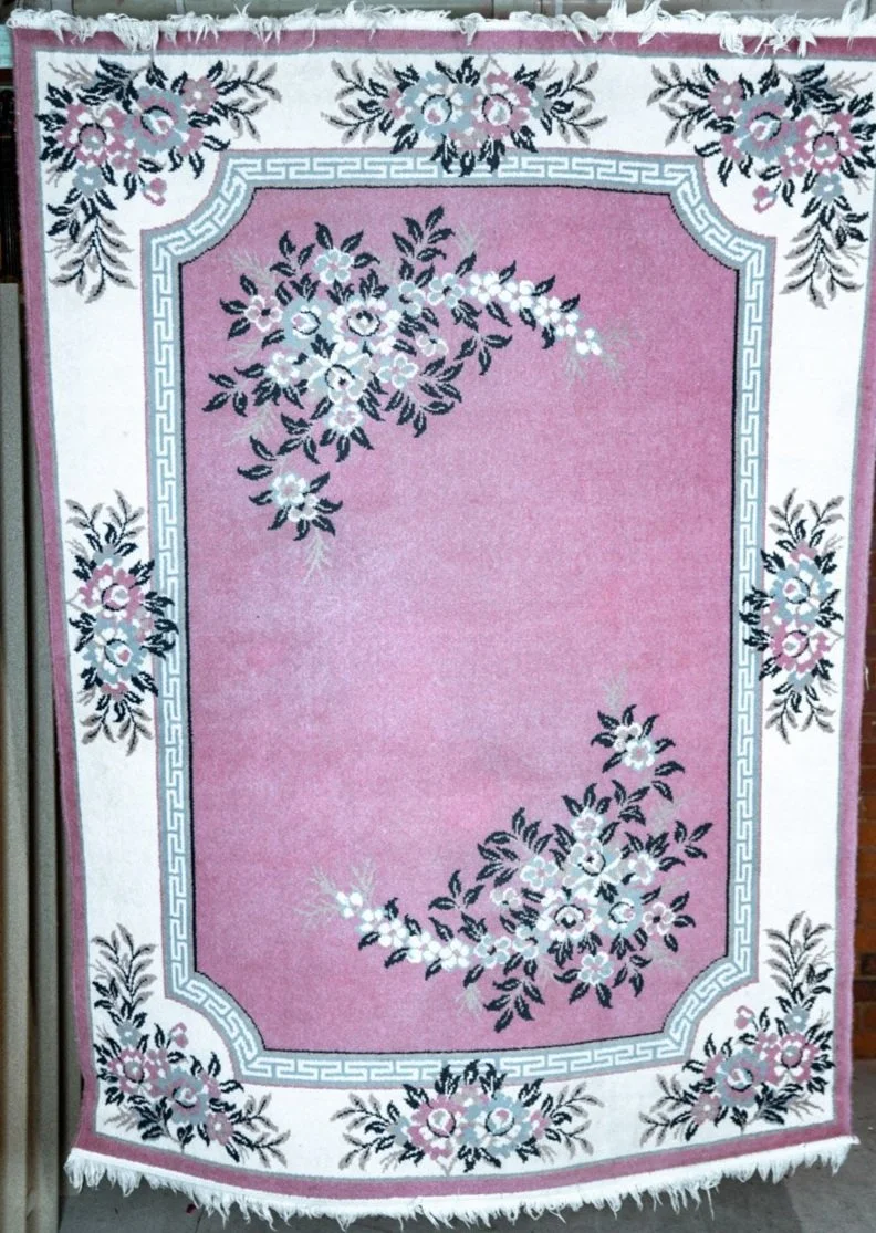 Bouquet Border - Patterned Rug (Large)