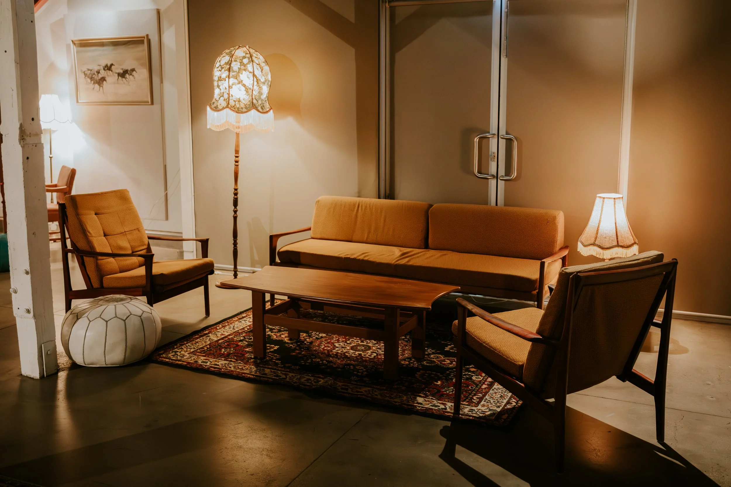 Burnt Orange Sofa