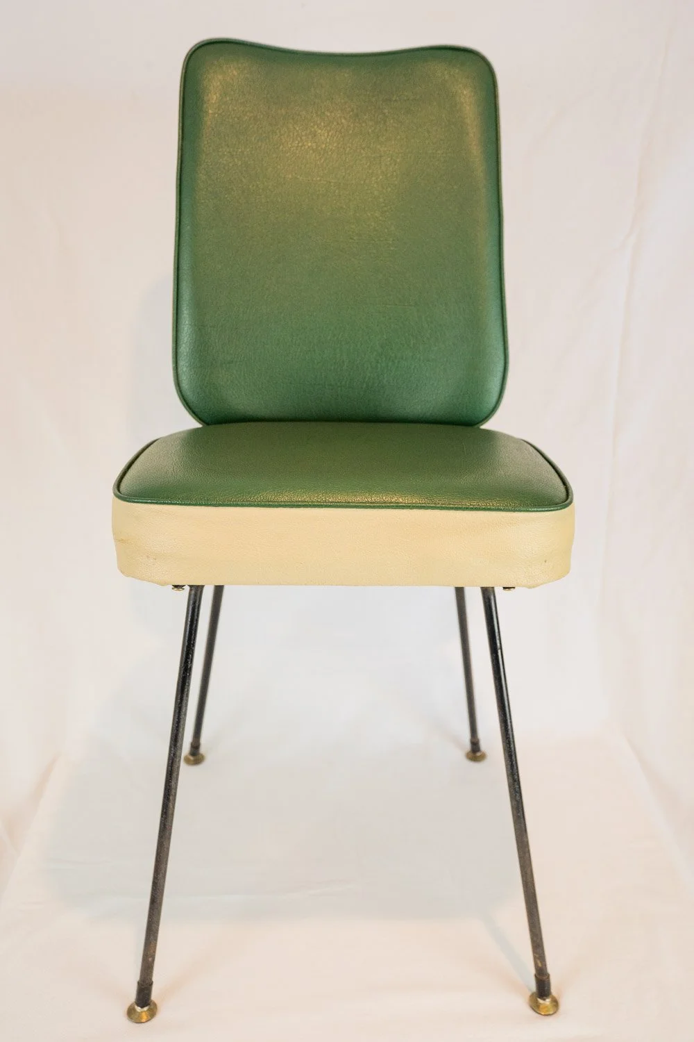 Retro Dining Chair - Green and White