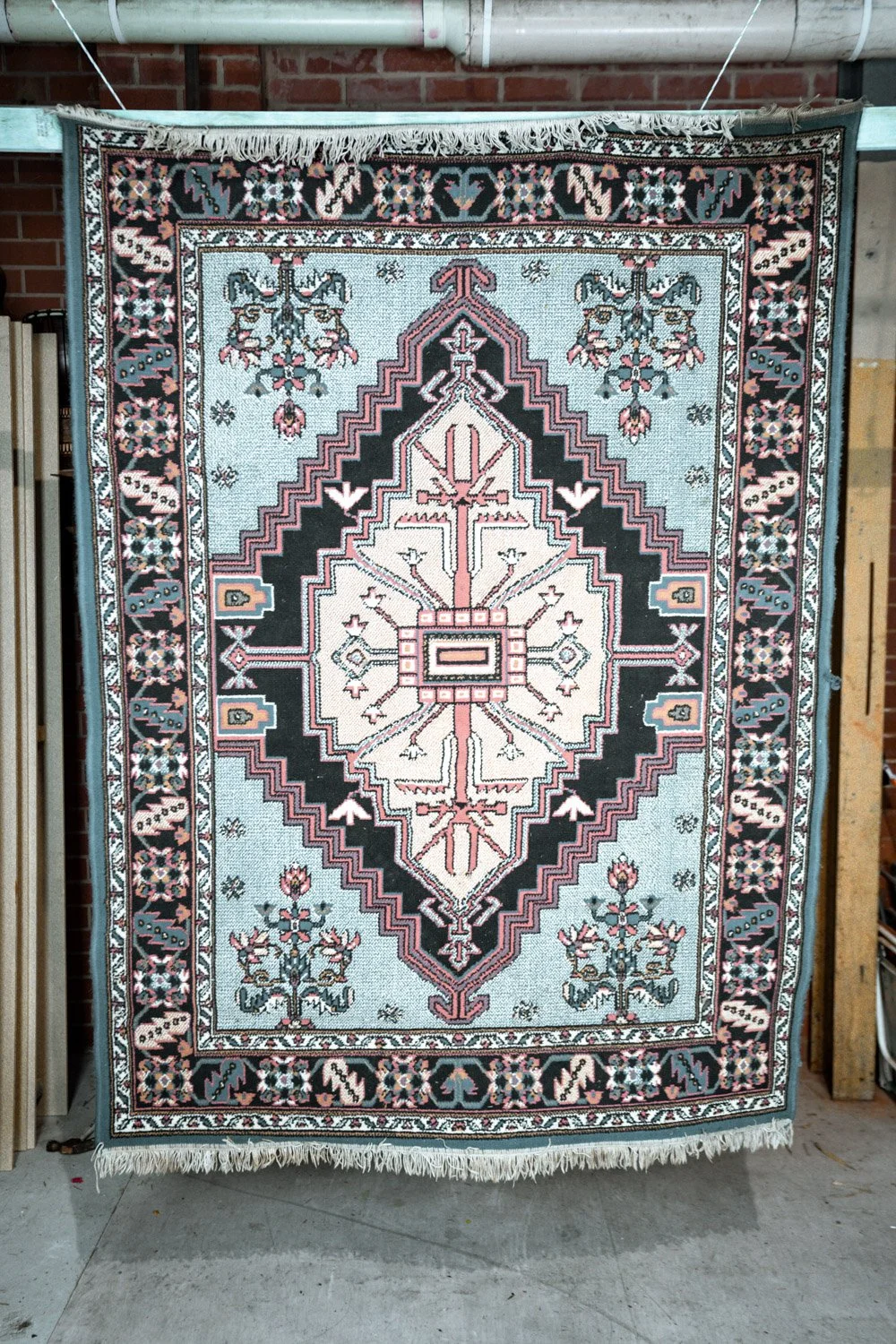Blue Base Sharp Edge - Persian Rug (Large)