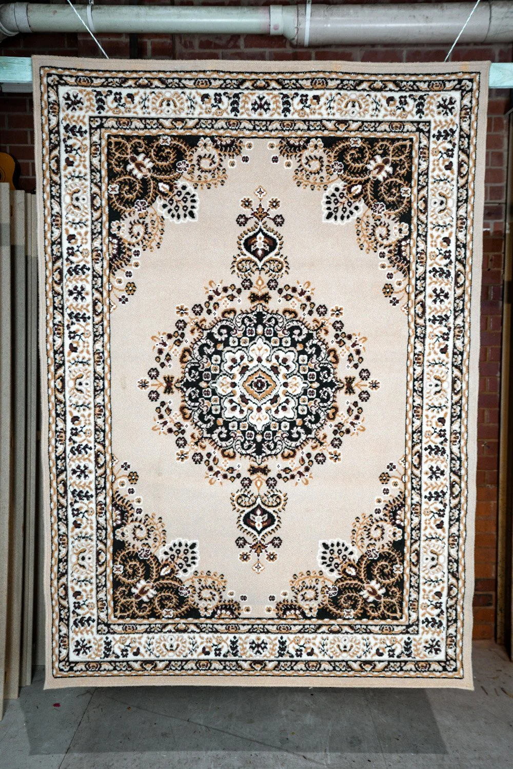 Brown and Cream Mix - Persian Rug (Large)
