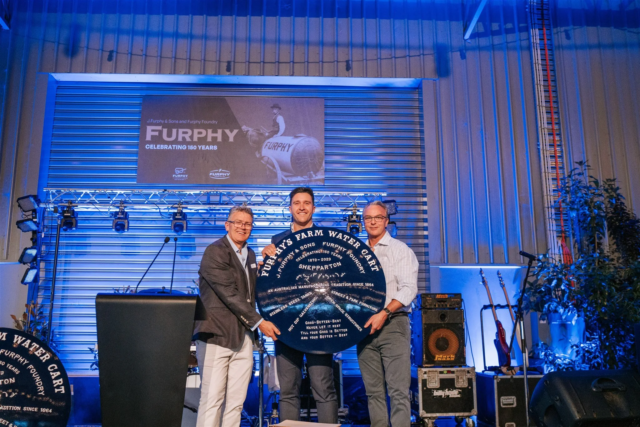 Furphy 150 Year Celebration: A festive event commemorating 150 years of Furphy's existence. Join us for a memorable celebration!