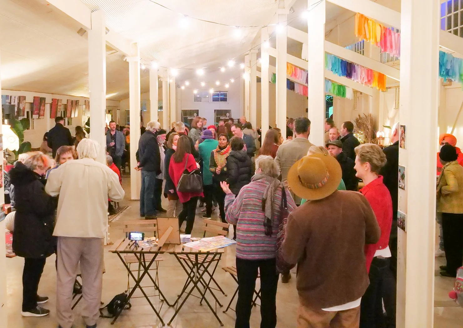 A diverse crowd of people enjoying the Shepparton Festival Finale.