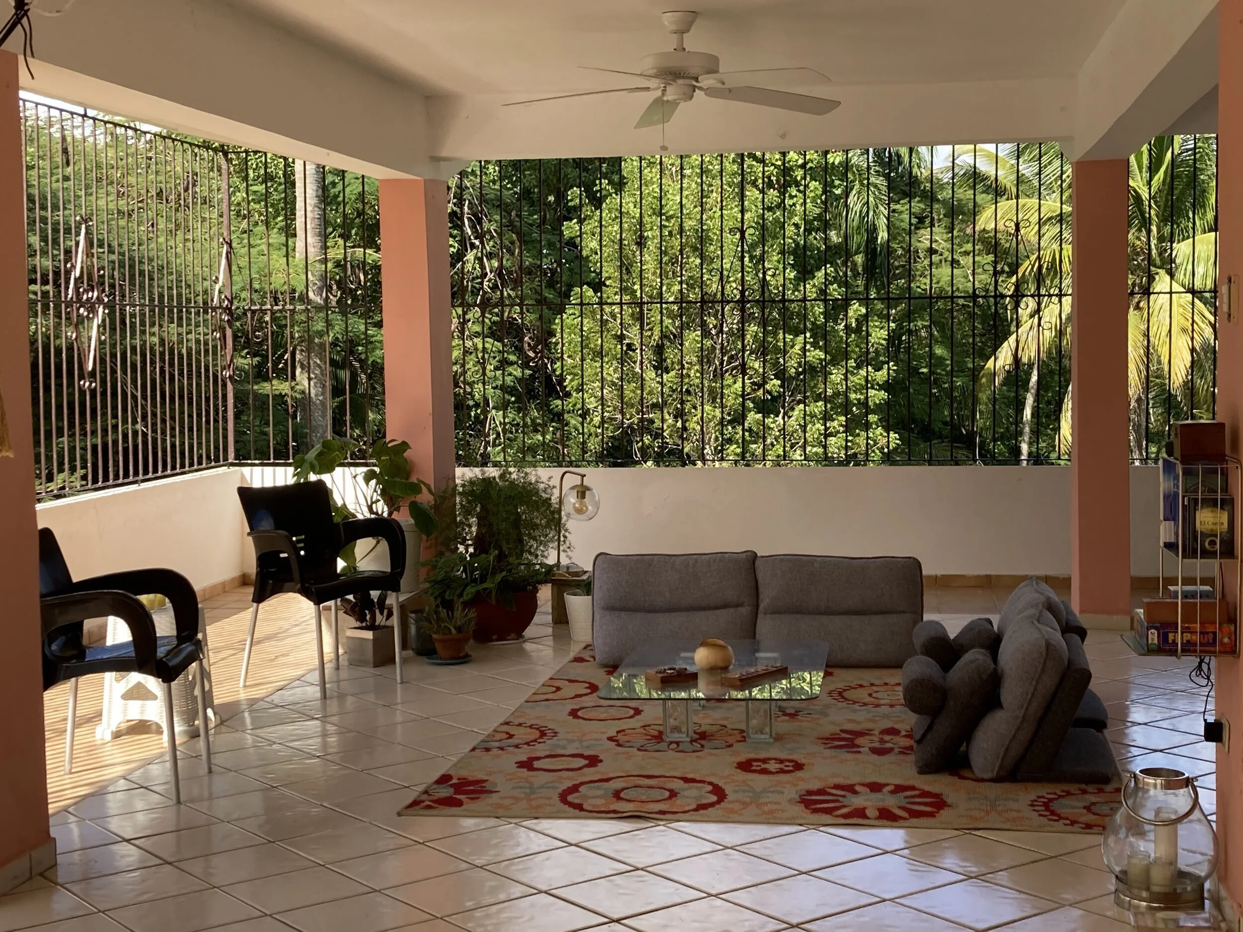 Traditional open to air hall for classes or celebration.