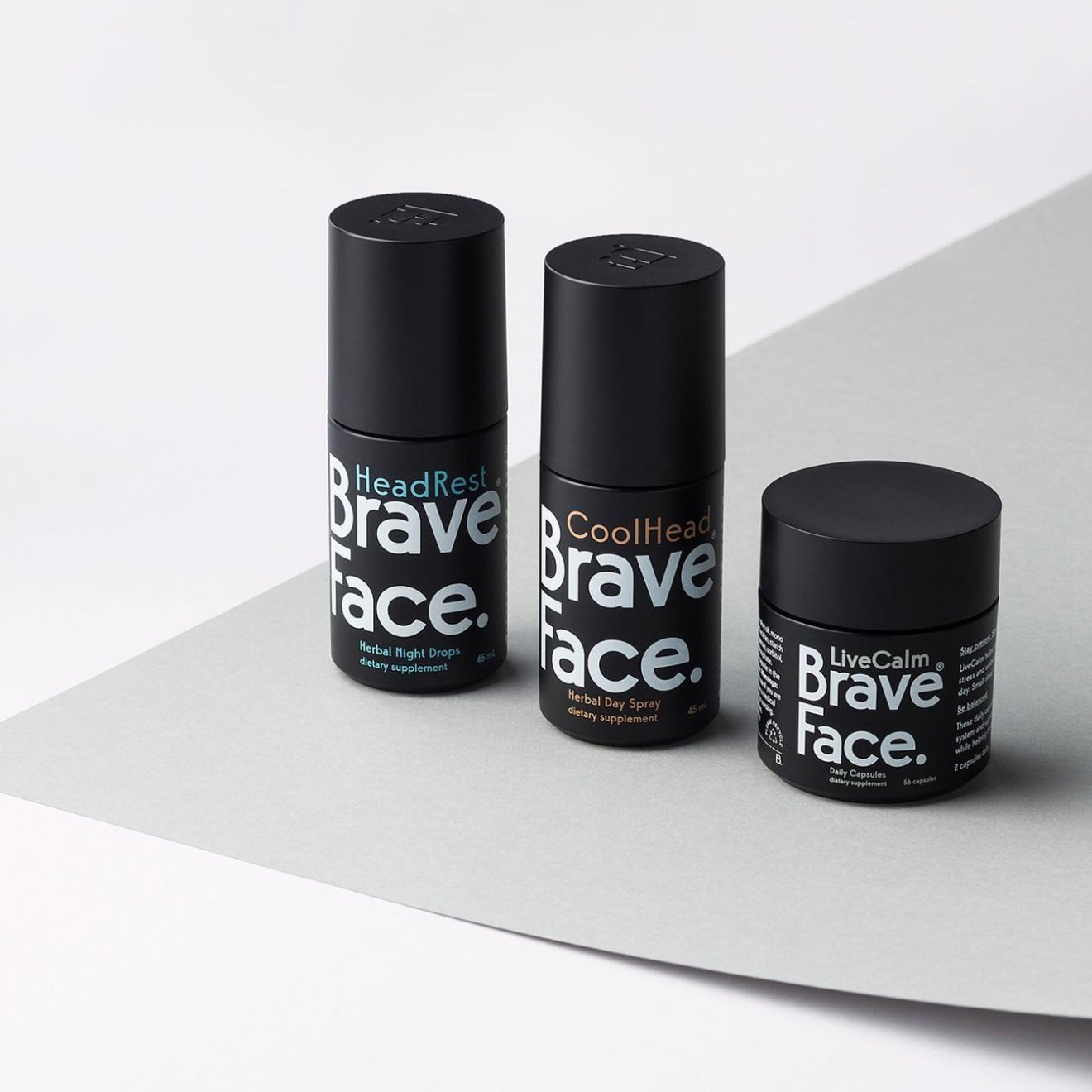 brave face packaging