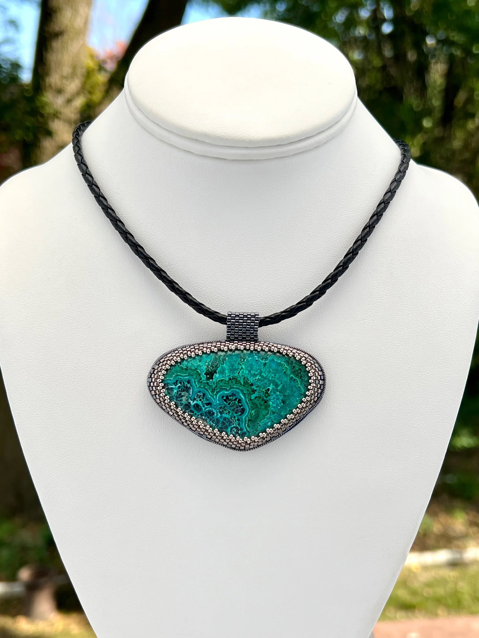 Chrysocolla Pendant