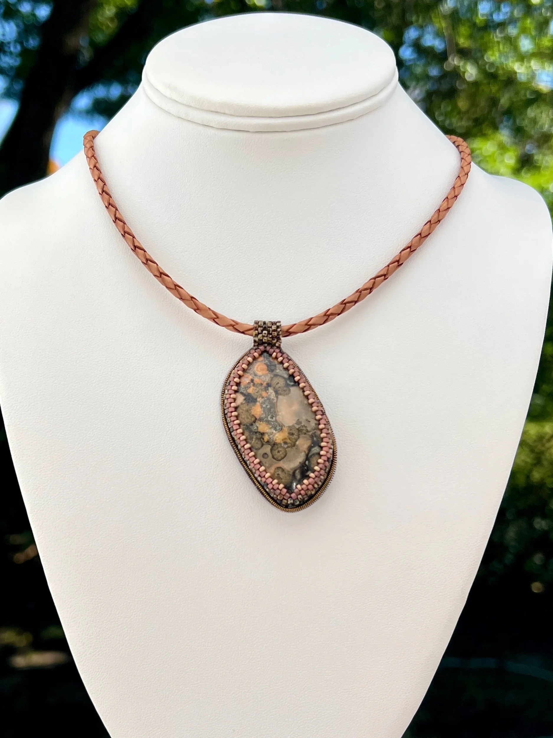 Leopard Skin Jasper Pendant