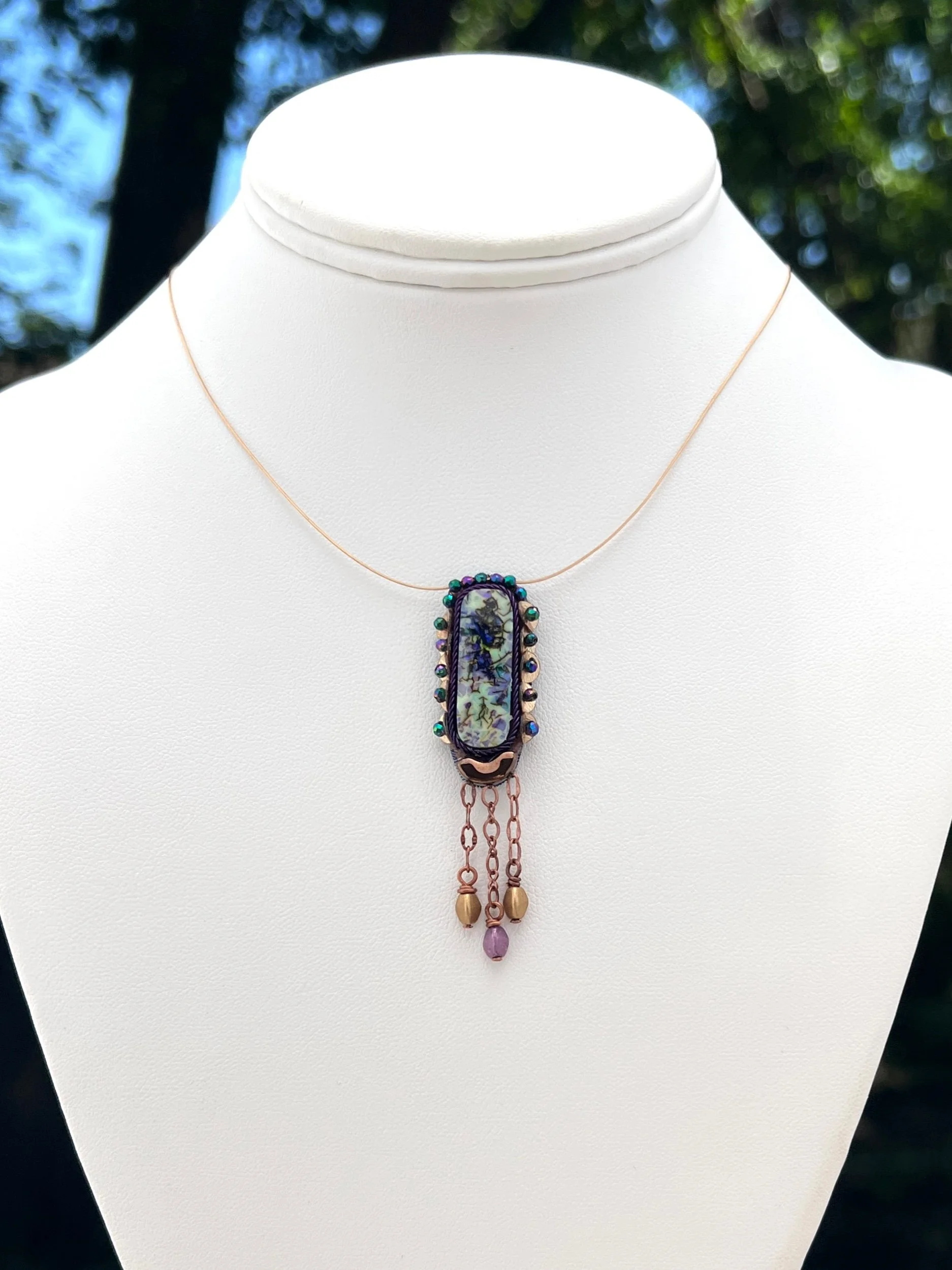 Sterling Opal Pendant