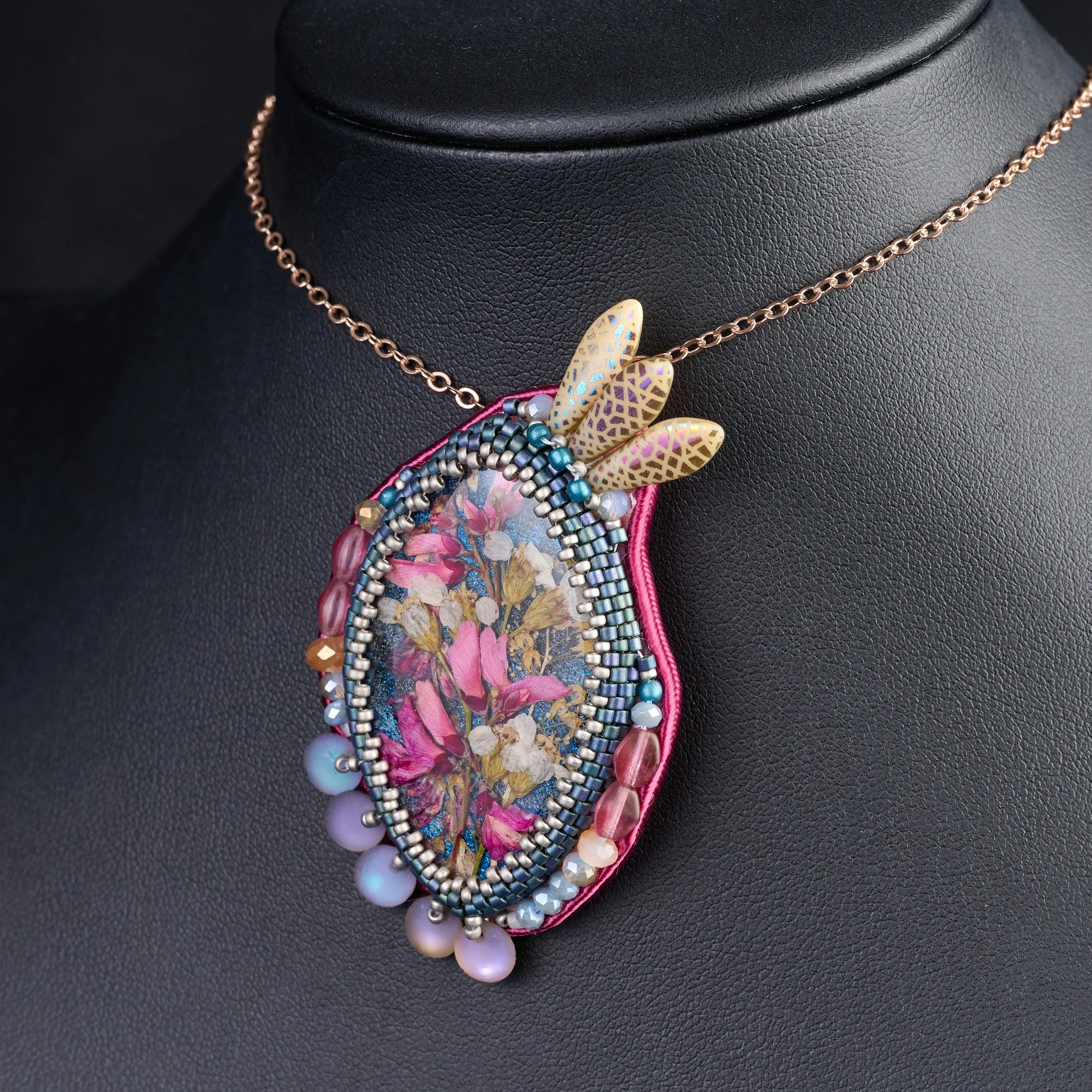 Pressed Flower Pendant