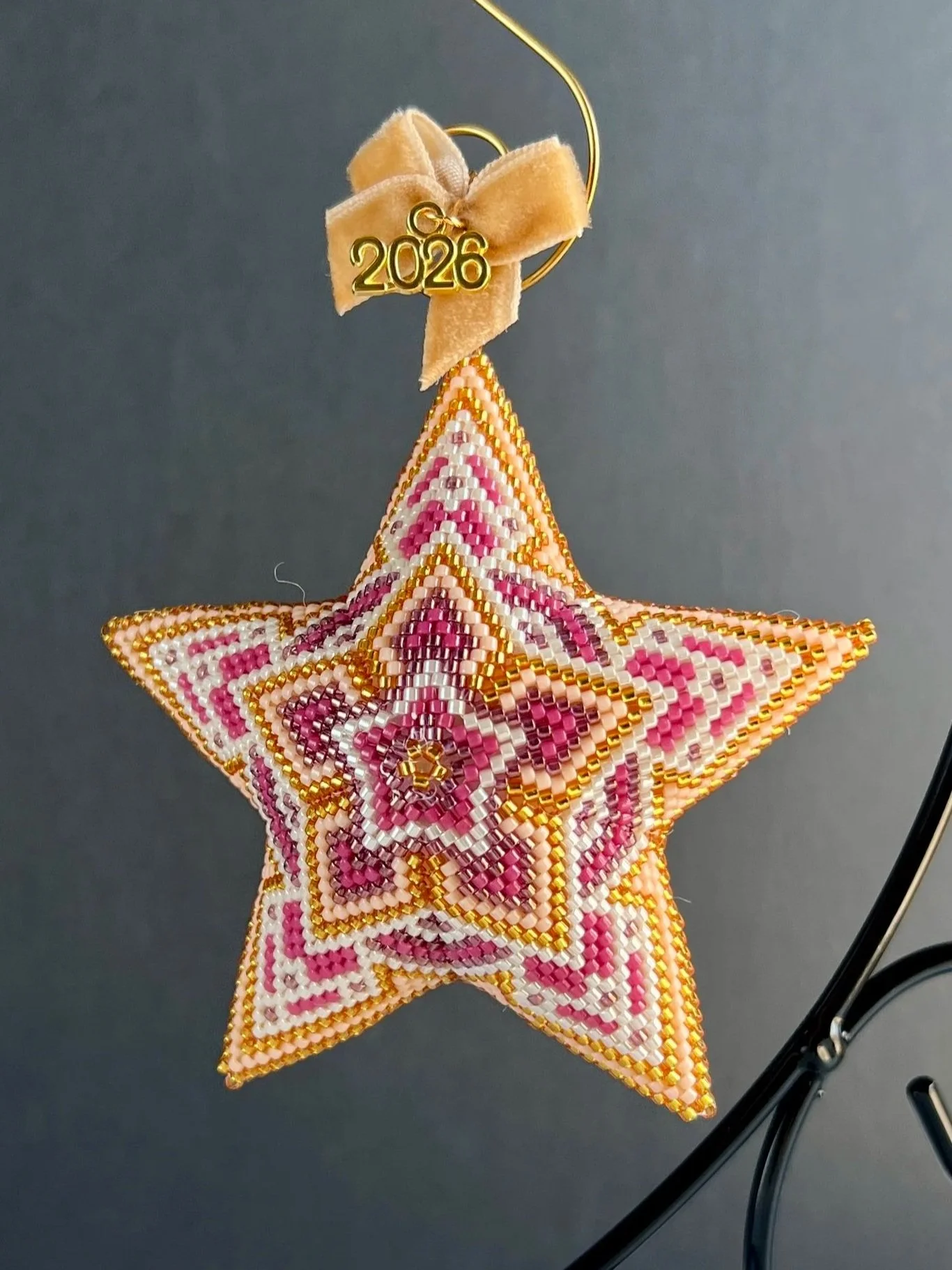 2026 Heirloom Beaded Star — Sonoran Sunrise