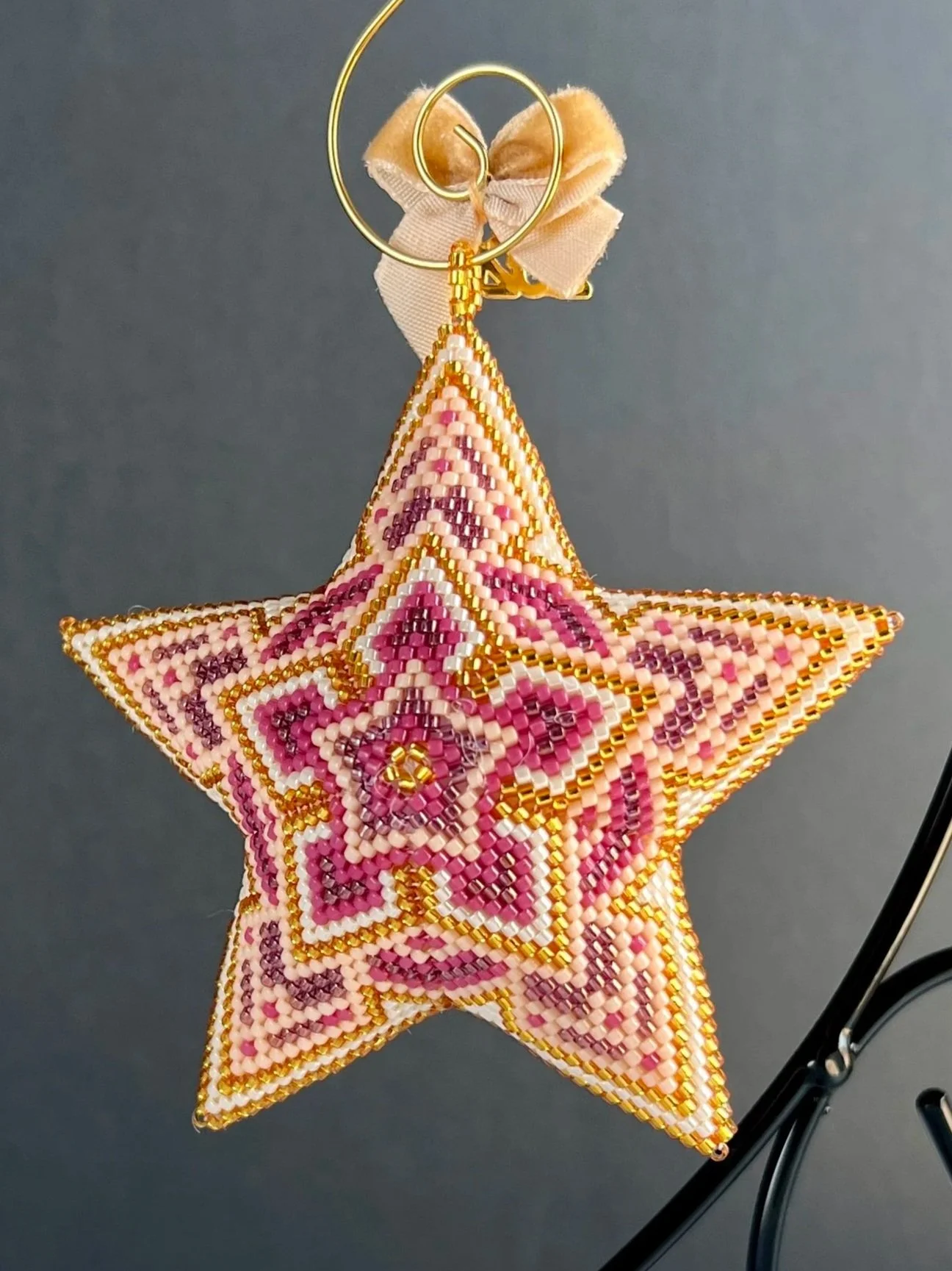 2026 Heirloom Beaded Star — Sonoran Sunrise