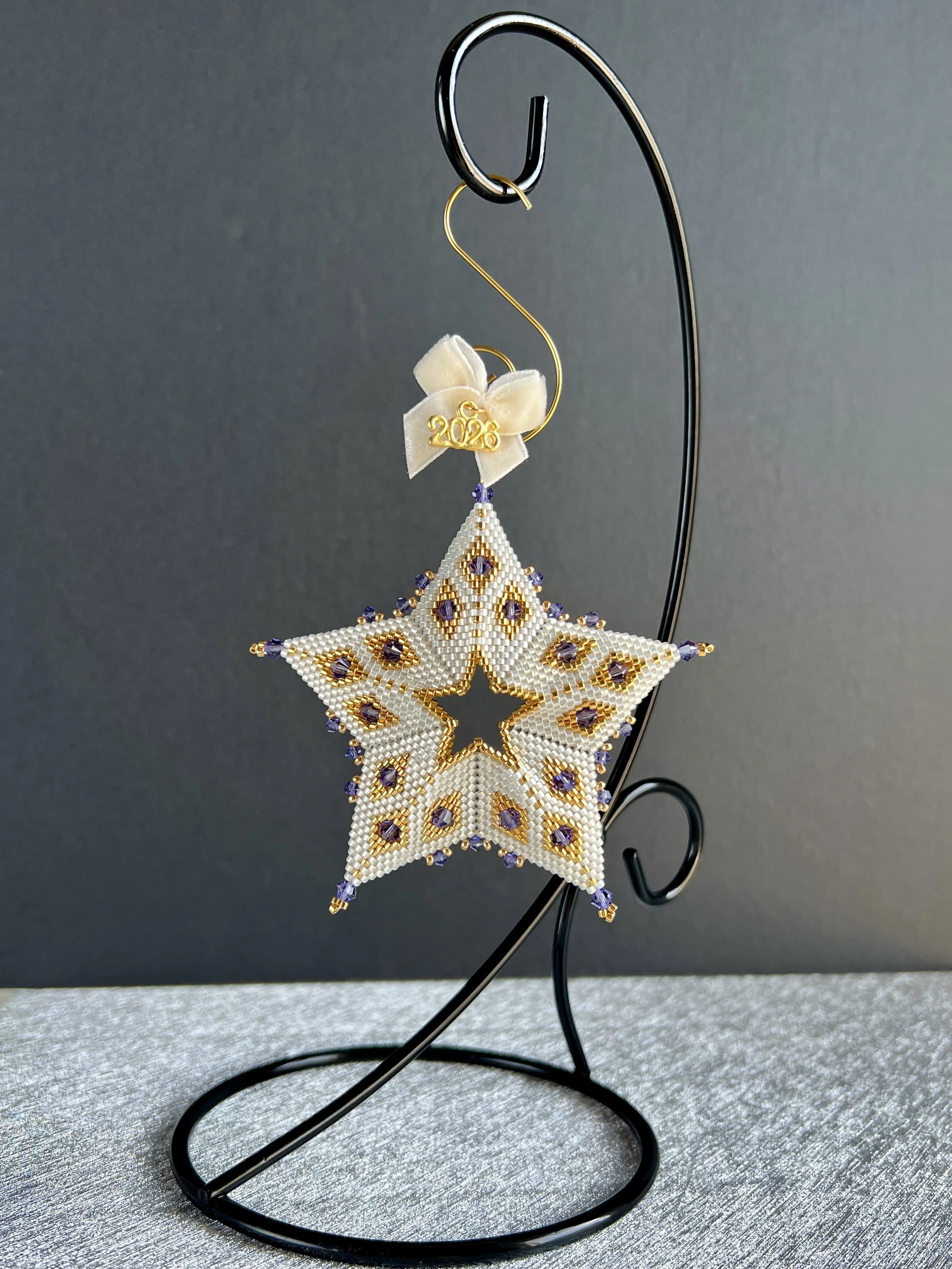 2026 Heirloom Beaded Star — First Light
