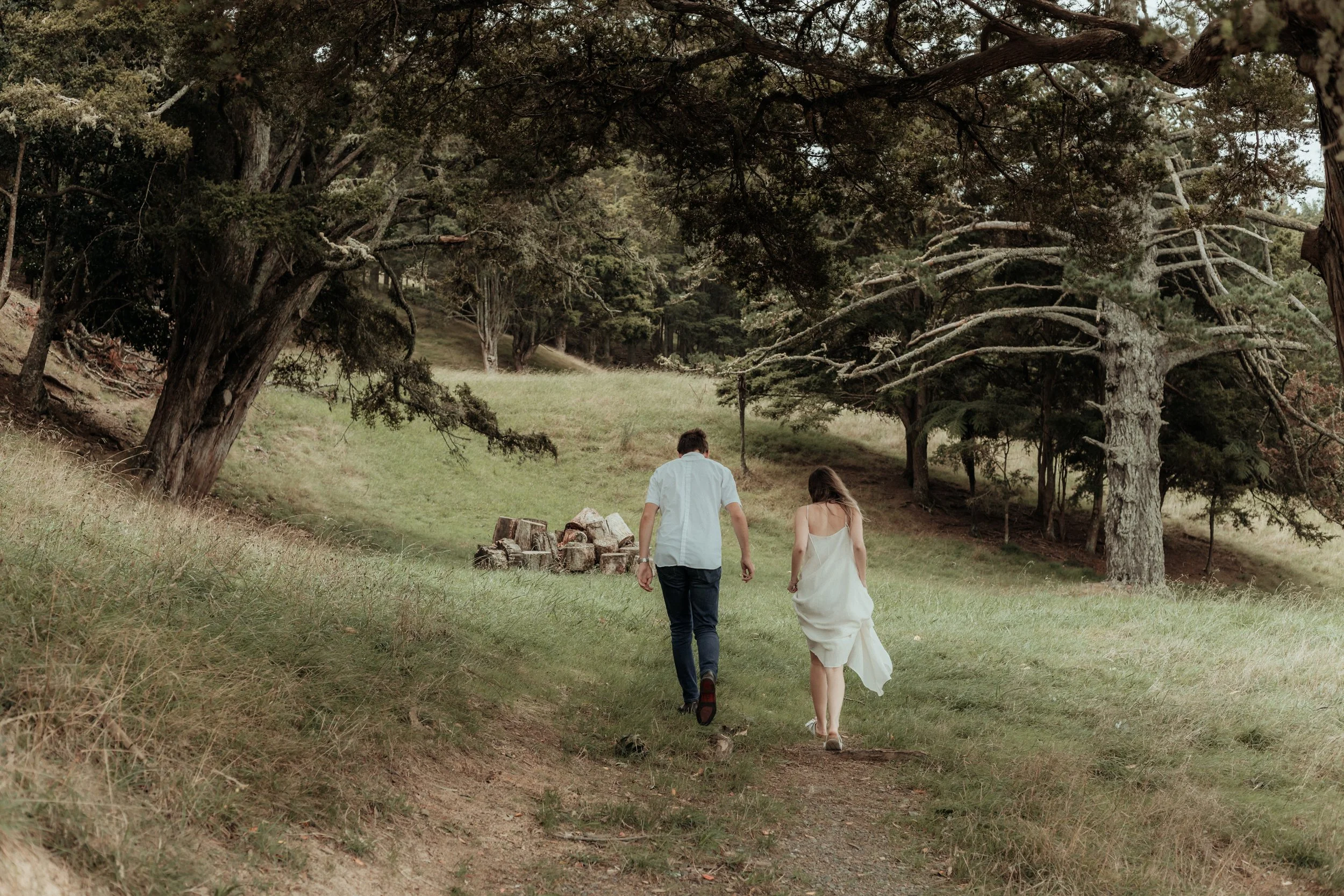 Natural couple photography at engagement shoot in Whangarei, Northland.