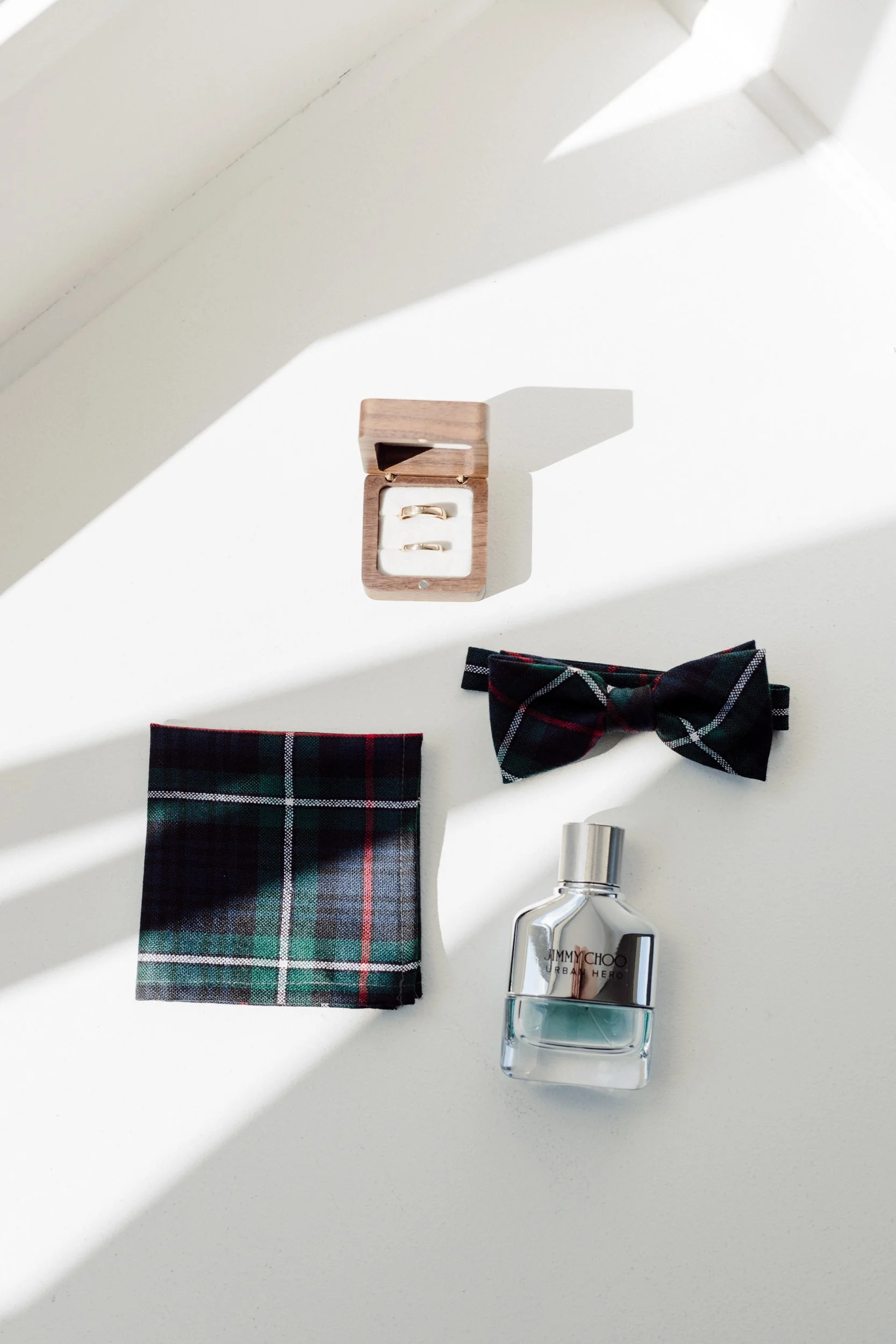 Minimal bridal preparation details captured naturally.