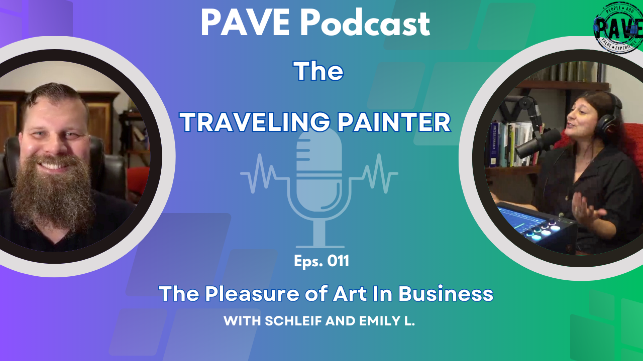 Episode011 The Traveling Painter: The Pleasure of Art in Business episode artwork