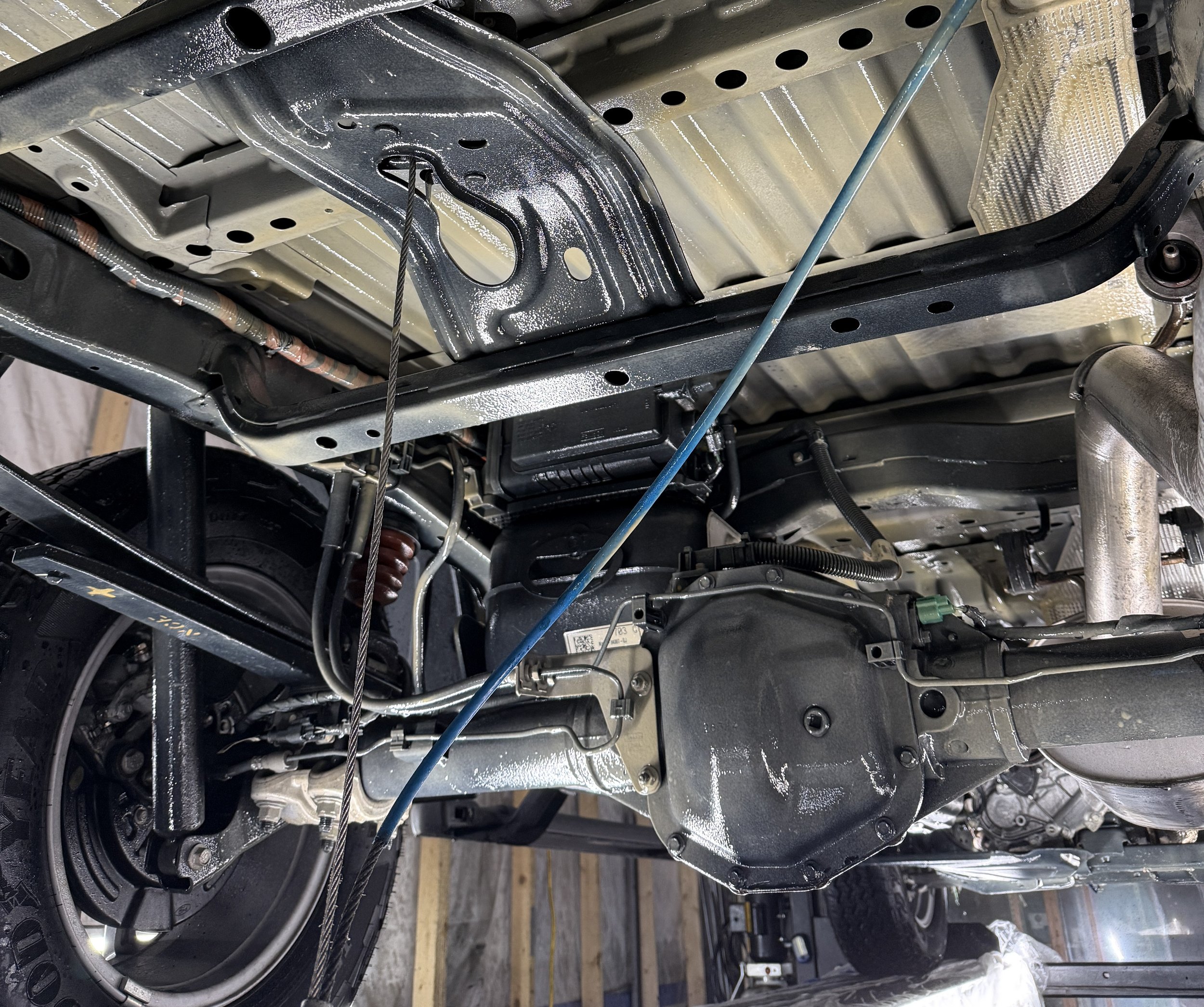 woolwax undercoating on a ford f150