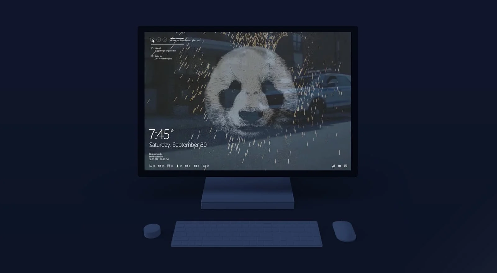 Microsoft // Windows 10 Lockscreen UX
