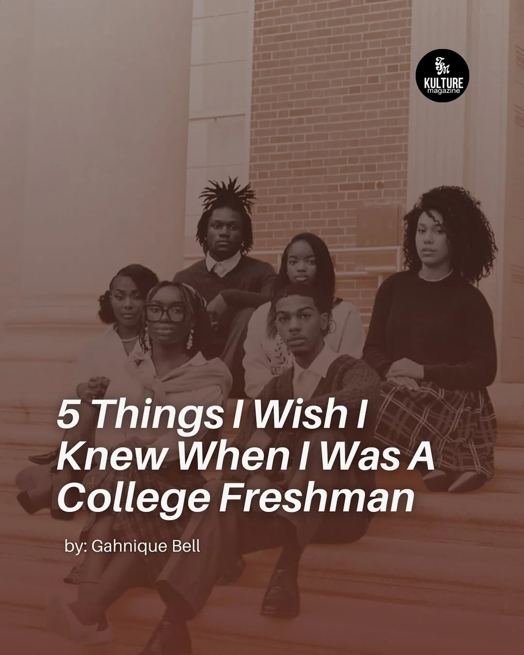 College is one of those unique experiences that come with growth, challenges, and lessons you don&rsquo;t see coming. 

To save you from years of hard lessons, Gahnique Bell (@s14rbur81_g4l4xy) shares 5 things she wishes she knew when she first stepp