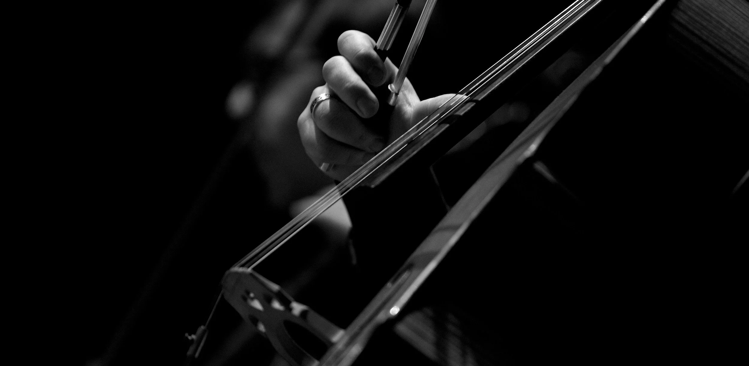 Person playing cello