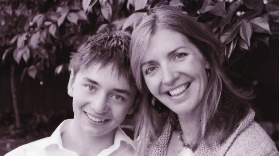 RCD Foundation's Liz Dawes with her son Connor
