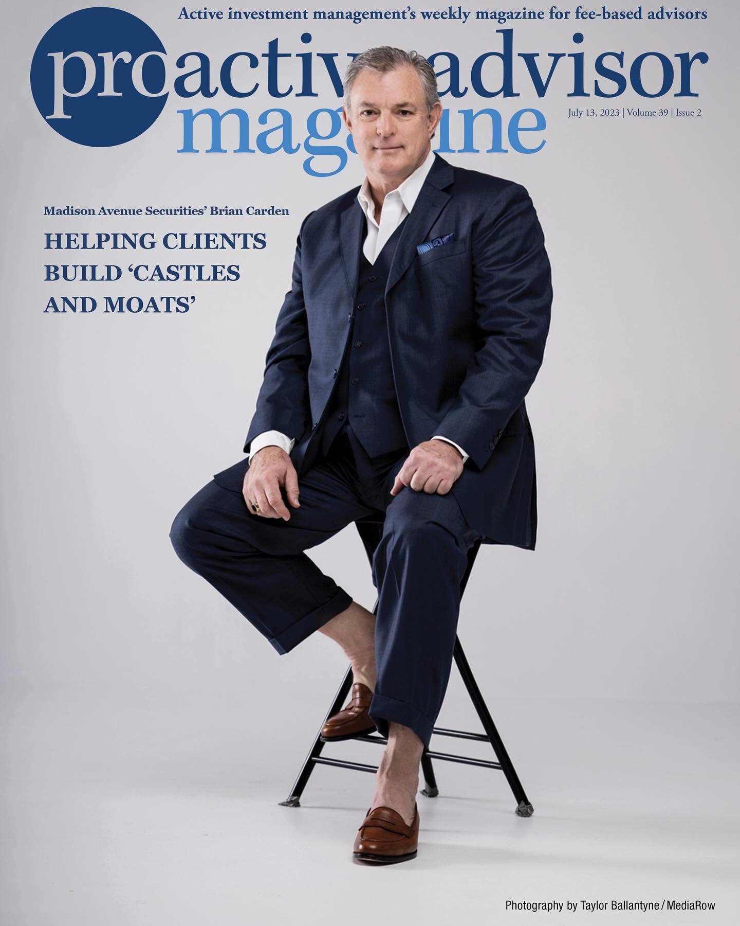 Author and Professional Explainer @carden_brian on the cover of Proactive Advisor Magazine 

Photo by @taylorbphoto / @mediarow