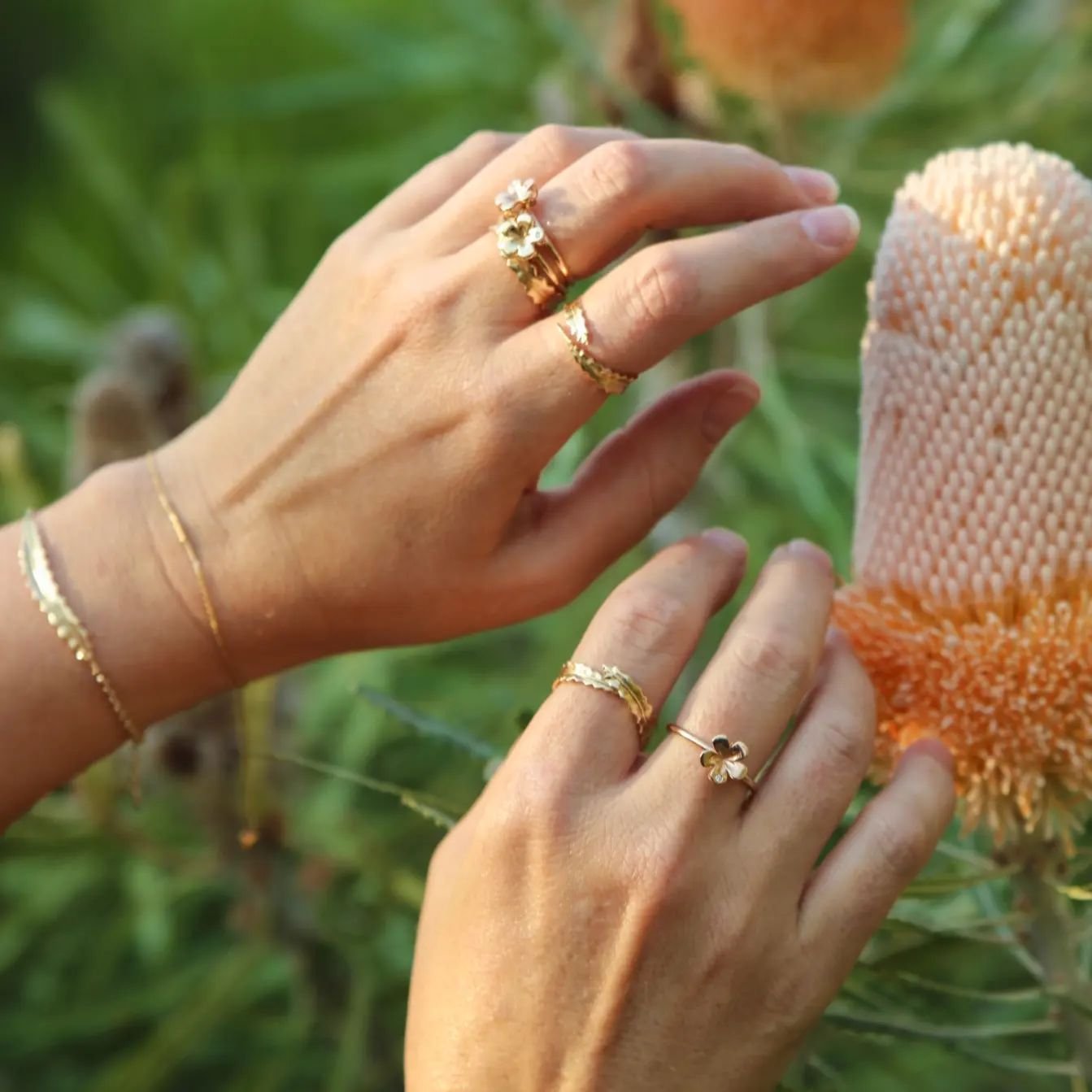 Introducing the 'Banksia Collection' | May 2024 | 

Inspired by WA's South West, the Banksia Collection celebrates the structural beauty and simplicity of the Banksia prionotes that glow within the landscape as golden groves. 

Crafted in both 9ct go