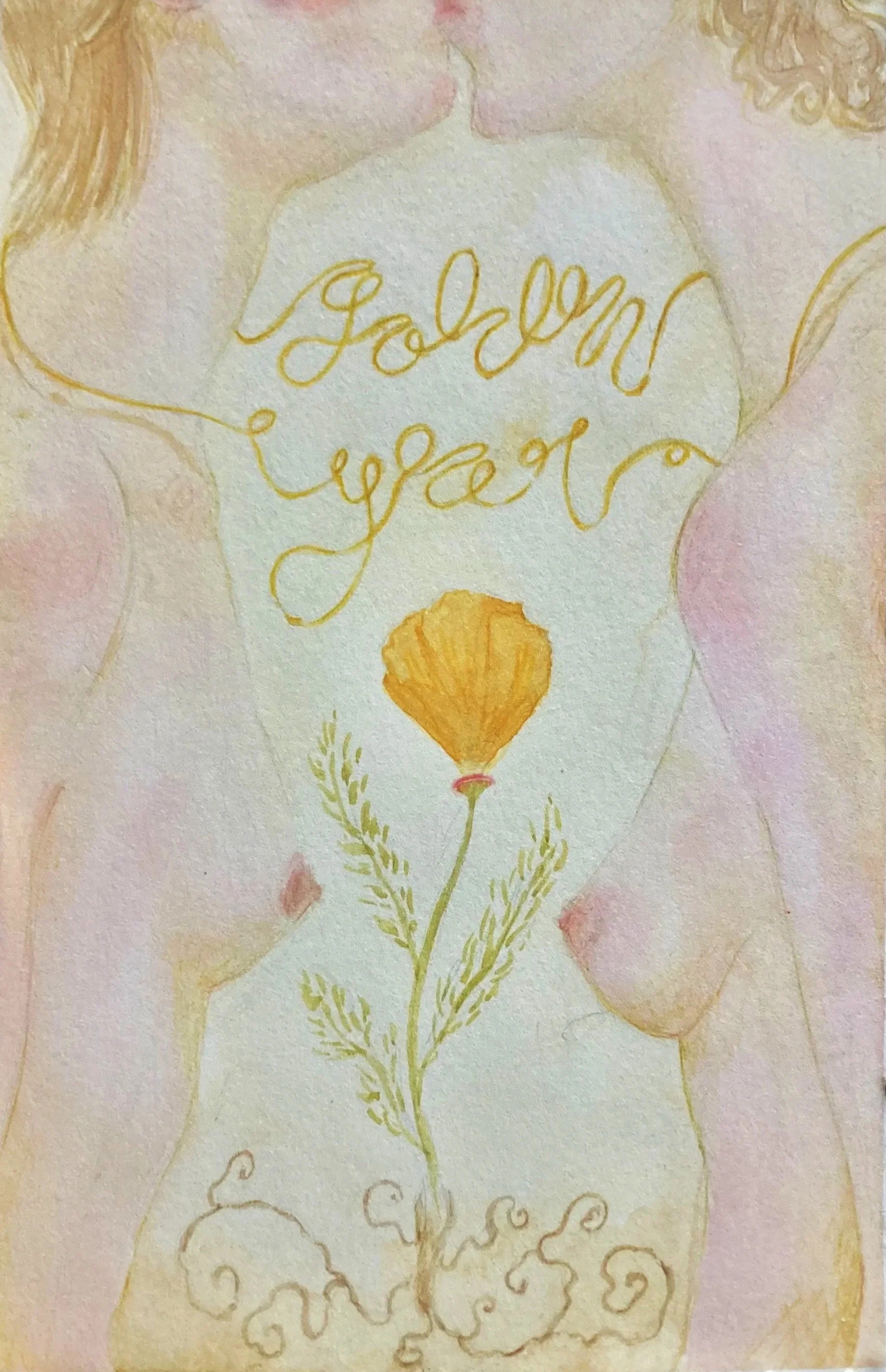 Cover of “Golden Year” zine, 2025