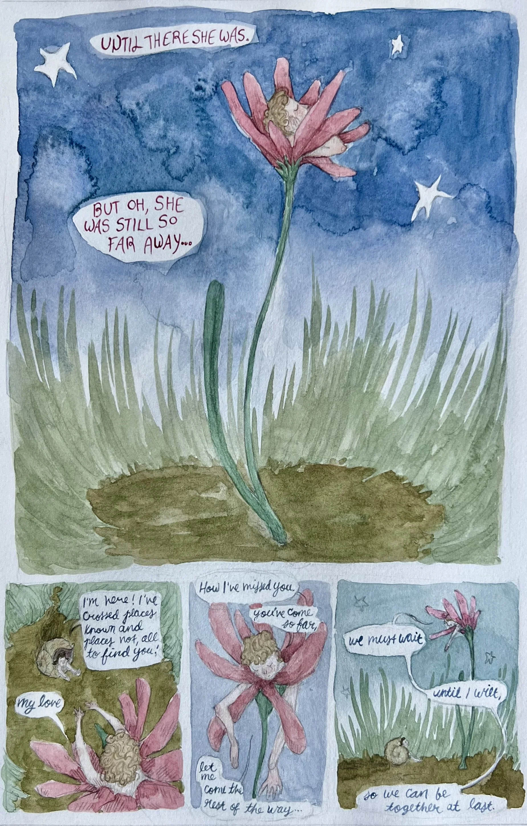Page from “Peregrine” zine, 2026