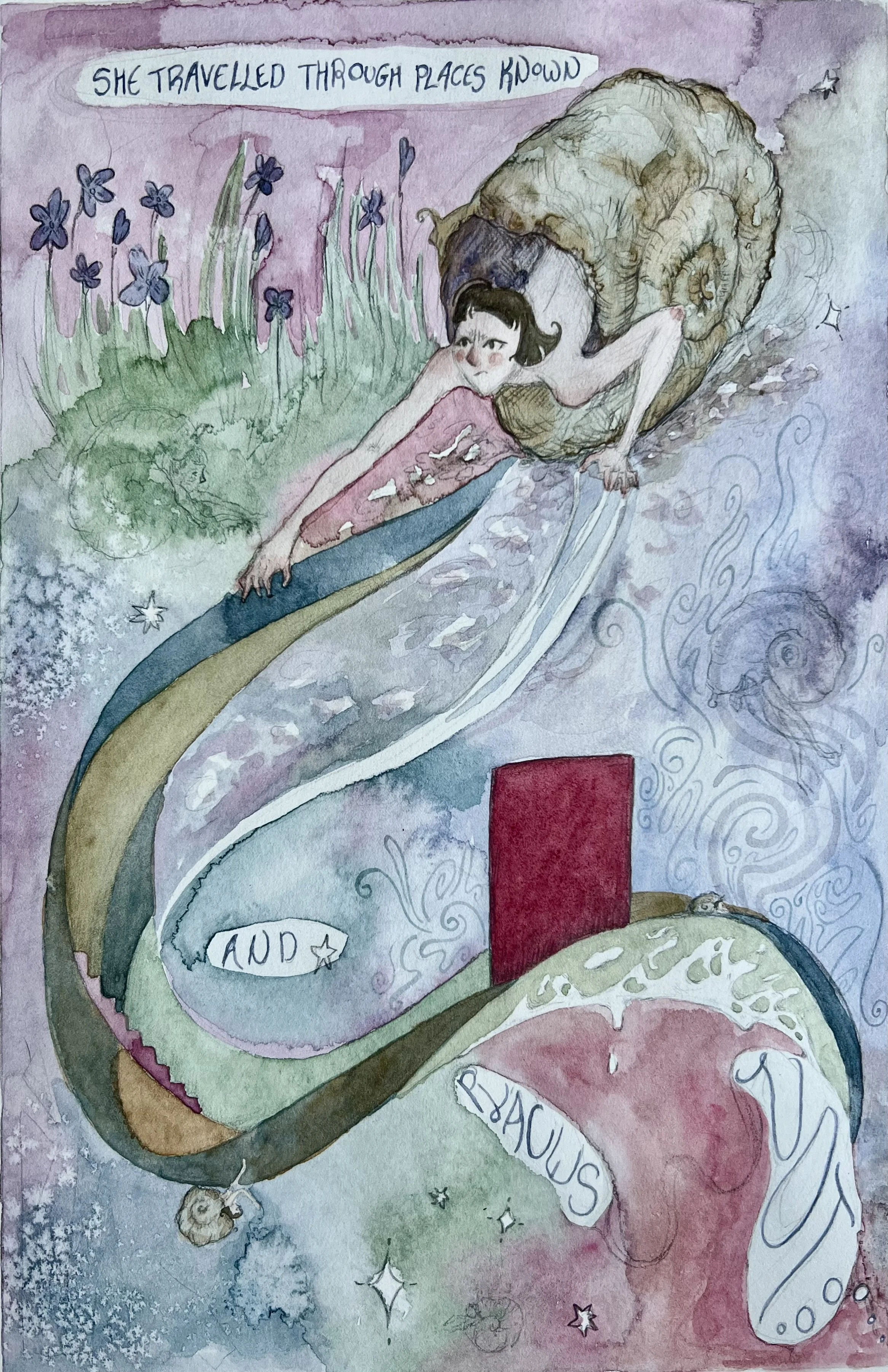 Page from “Peregrine” zine, 2026
