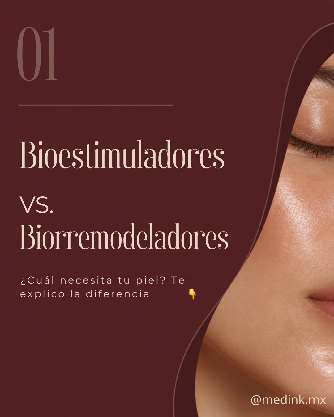 Bioestimuladores vs biorremoduladores: &iquest;cu&aacute;l necesita tu piel? 🤍
Los dos combaten el envejecimiento, pero hacen cosas distintas. Los bioestimuladores producen col&aacute;geno nuevo y te devuelven firmeza y estructura. Los biorremodulad