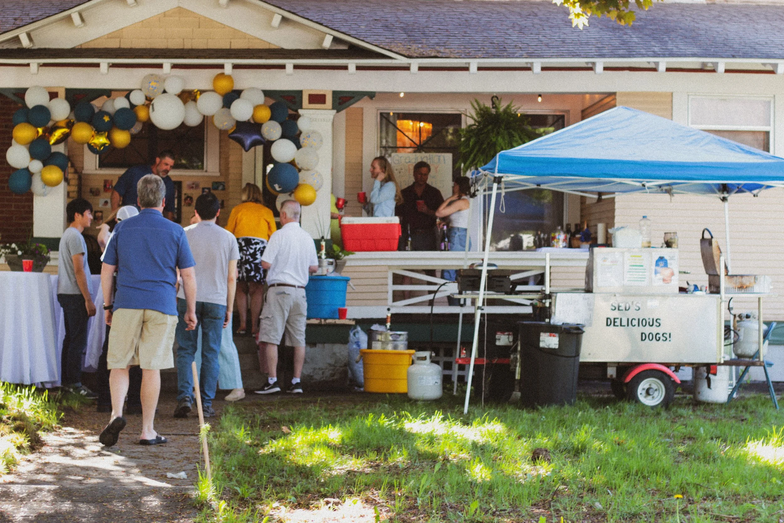 Gonzaga Graduation party at the Marianna Stoltz House, Spokane historic boutique hotel and Bed & Breakfast near Gonzaga