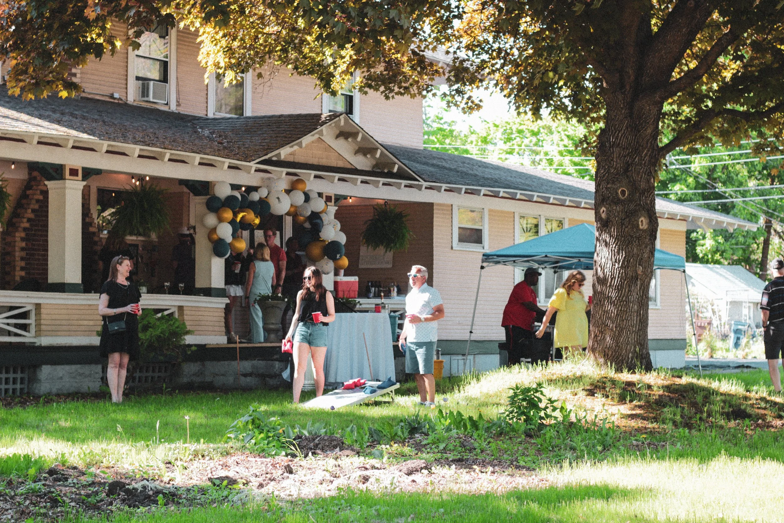 Gonzaga Graduation party at the Marianna Stoltz House, Spokane historic boutique hotel and Bed & Breakfast near Gonzaga