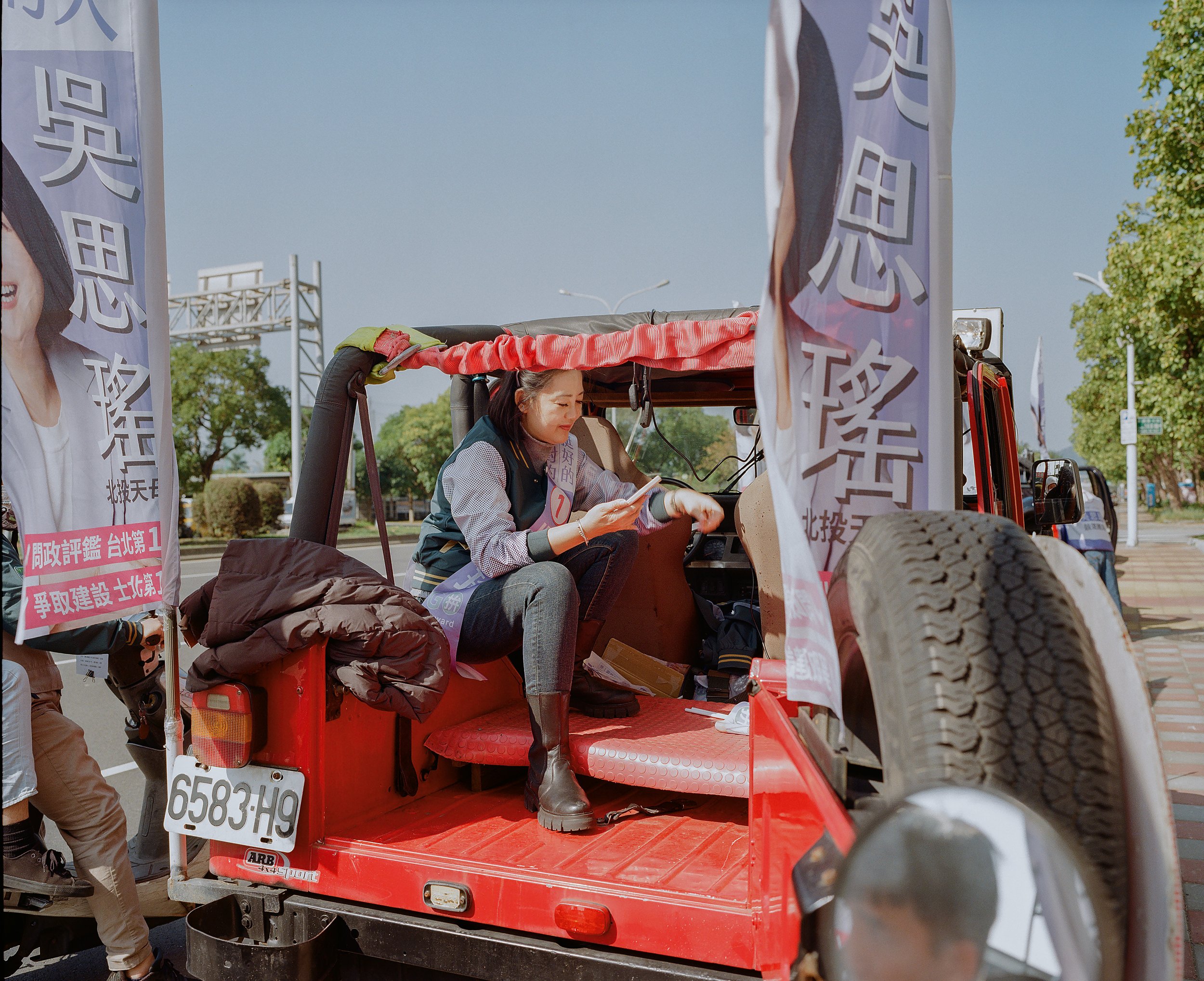 Rest before jeep greeting parade - January, 2024.