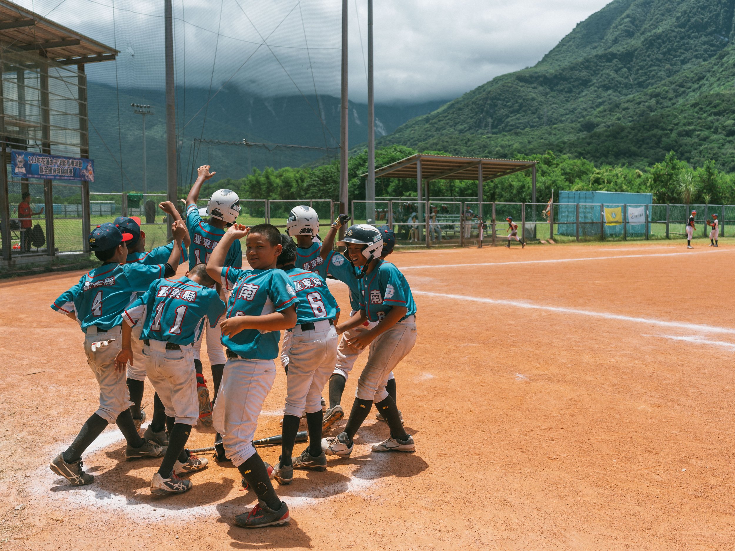 The baseball Team A of Bei-Nan Elementary School is participating in a summer tournament in Hualien.