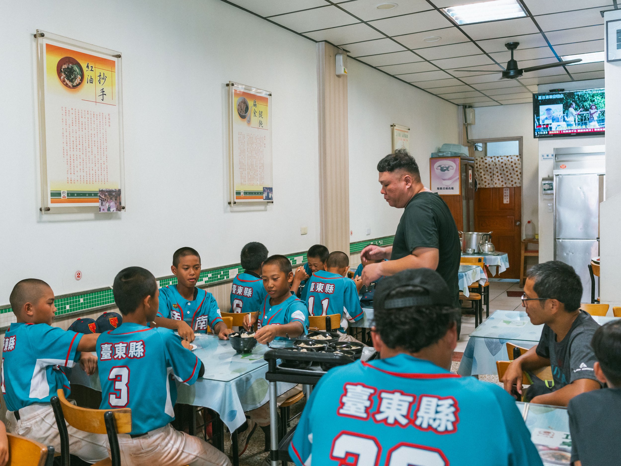 The baseball Team A of Bei-Nan Elementary School is participating in a summer tournament in Hualien.
