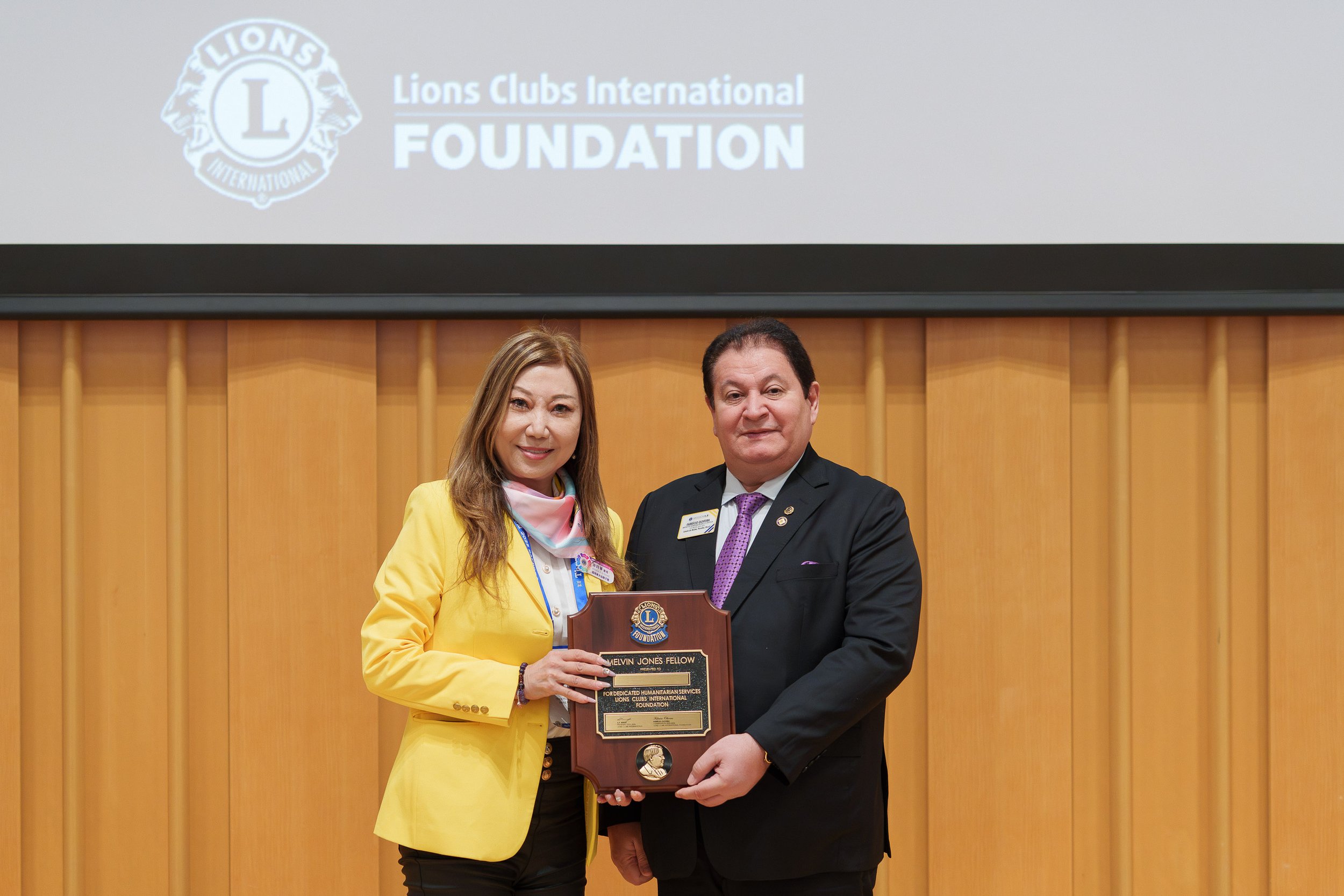 Lions Clubs International Foundation Chairperson visits Japan Asian summit