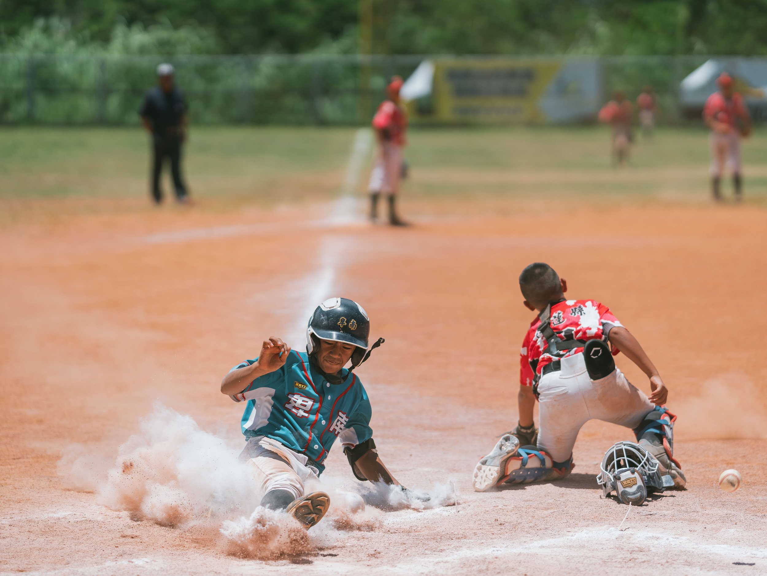 The baseball Team A of Bei-Nan Elementary School is participating in a summer tournament in Hualien.
